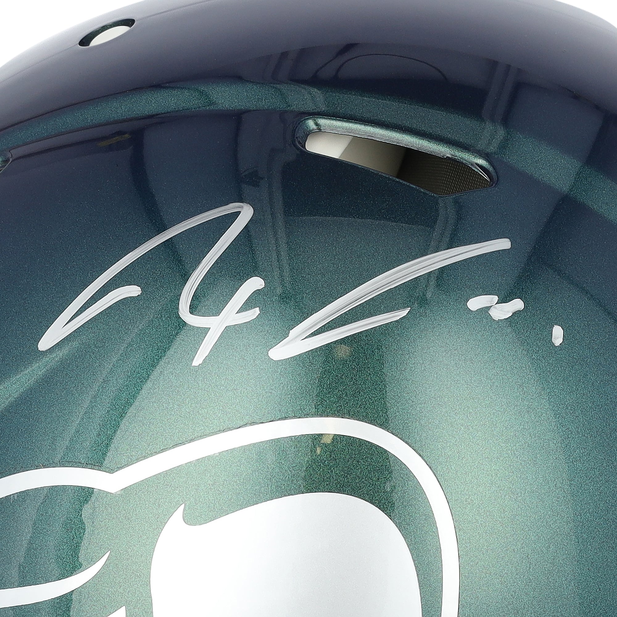 Jaxon Smith-Njigba Seattle Seahawks Autographed Riddell Rivalry Speed Authentic Helmet with Silver Signature