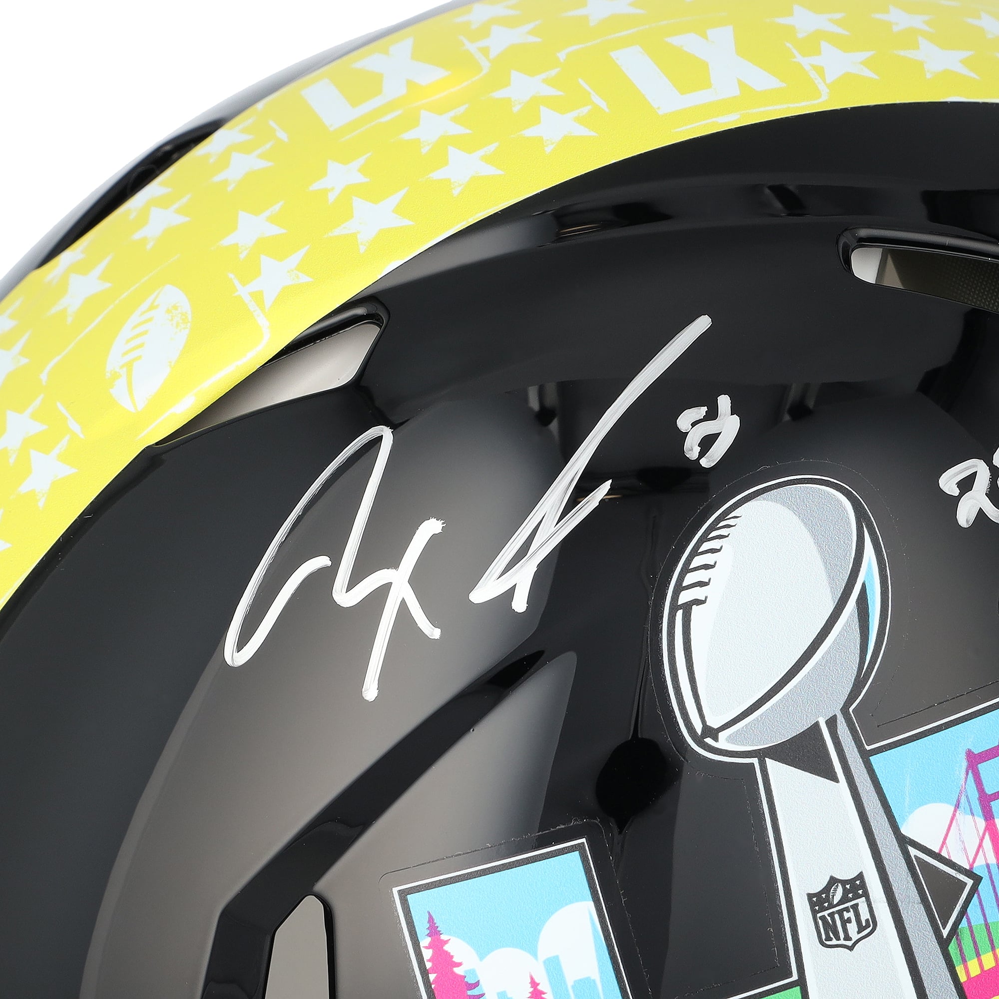 Jaxon Smith-Njigba Seattle Seahawks Autographed Riddell Super Bowl LX Event Speed Authentic Helmet with Multiple Inscriptions - Limited Edition of 25