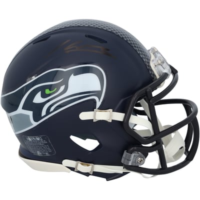Kenneth Walker III Seattle Seahawks Autographed Fanatics Authentic Super Bowl LX Champions Riddell Speed Mini Helmet 