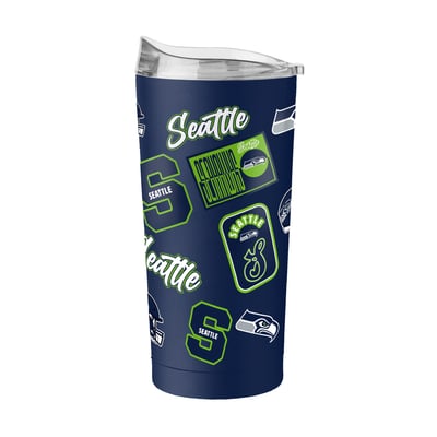 Gobelet isotherme de 59 cl (20 oz) avec revêtement en poudre Dreamweave, logo Seattle Seahawks