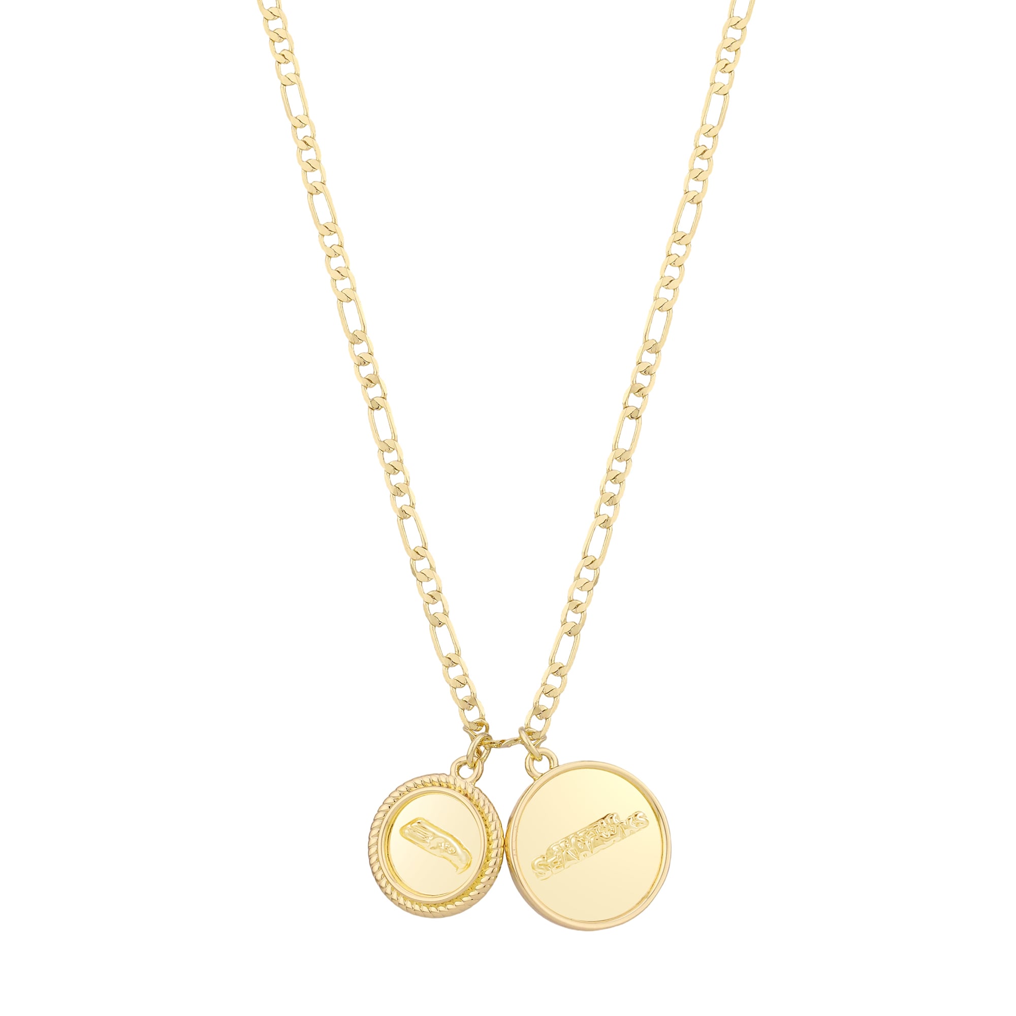 Collier LUV AJ Seattle Seahawks à double logo pièce