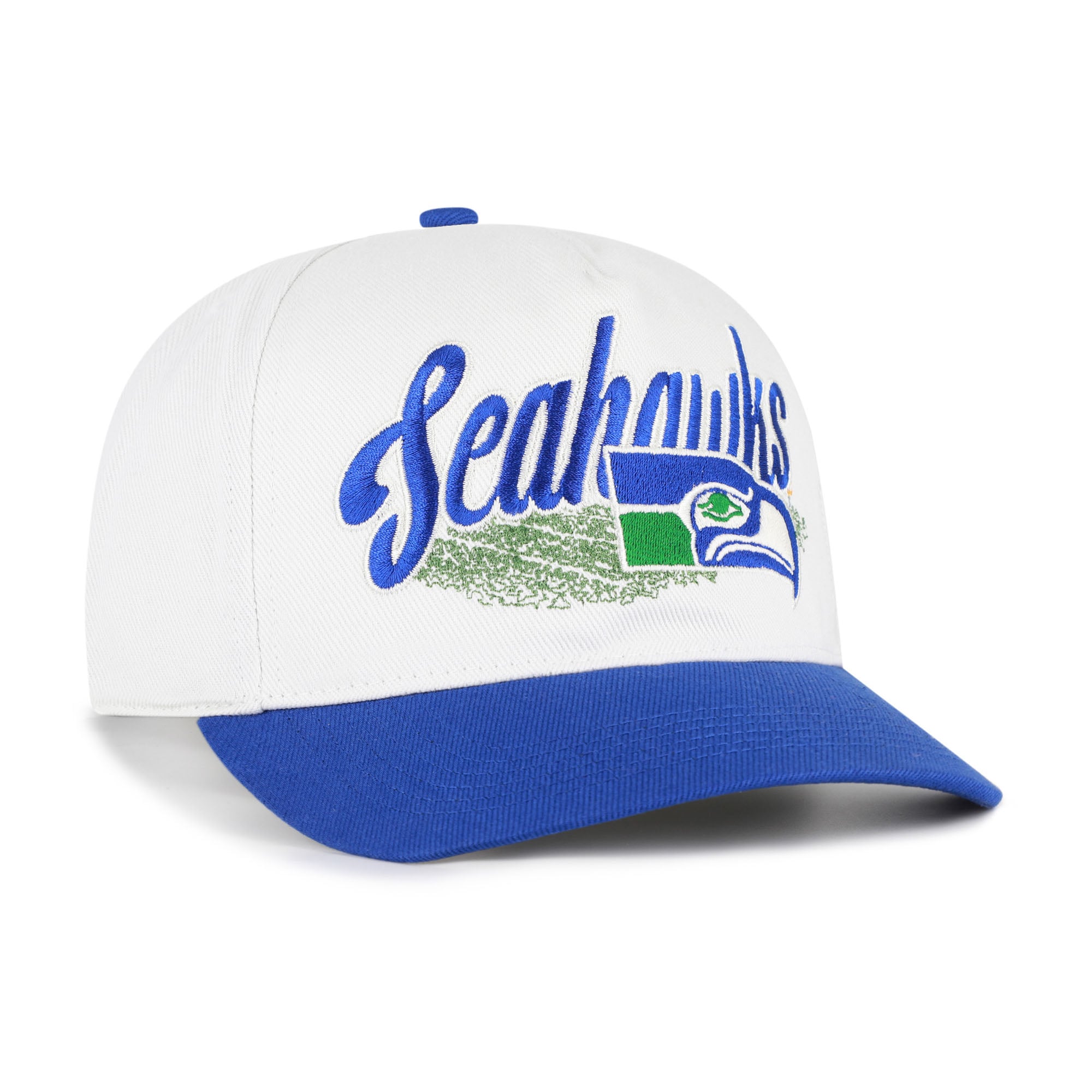 Men's '47 Cream Seattle Seahawks Throwback Enfield Hitch Adjustable Hat