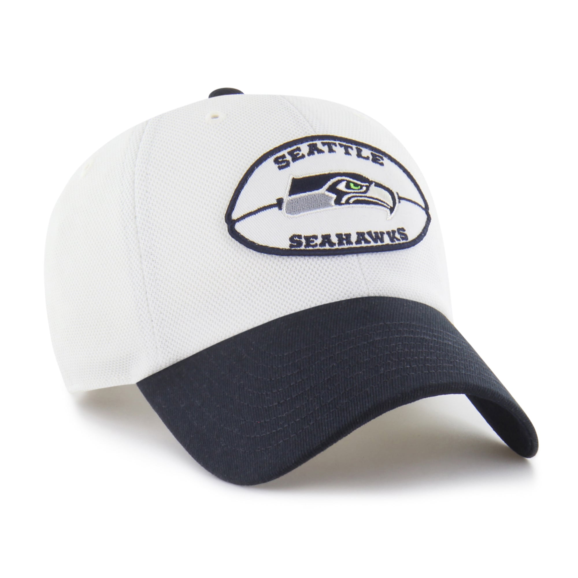Casquette ajustable Seattle Seahawks '47 crème/marine à patch piqué