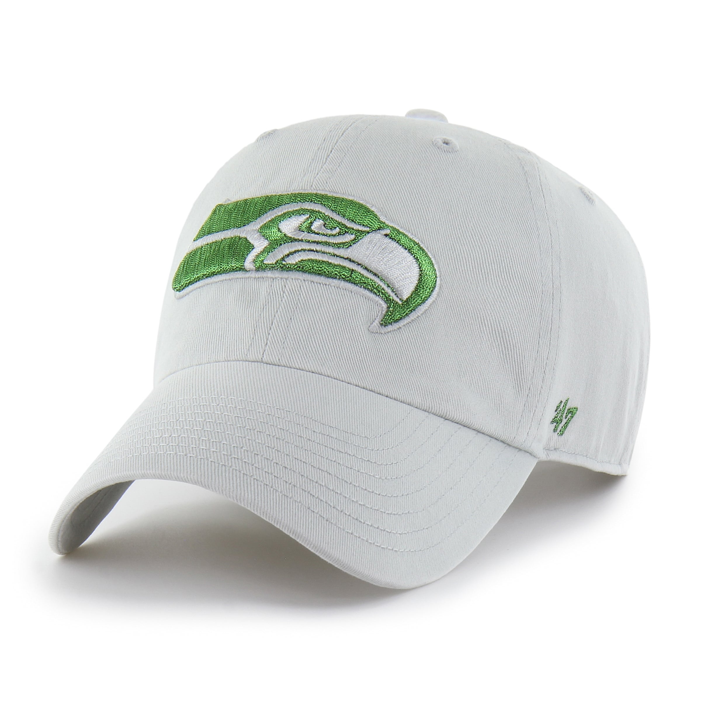 Men's '47 Gray Seattle Seahawks Rivalries Collection Clean Up Adjustable Hat