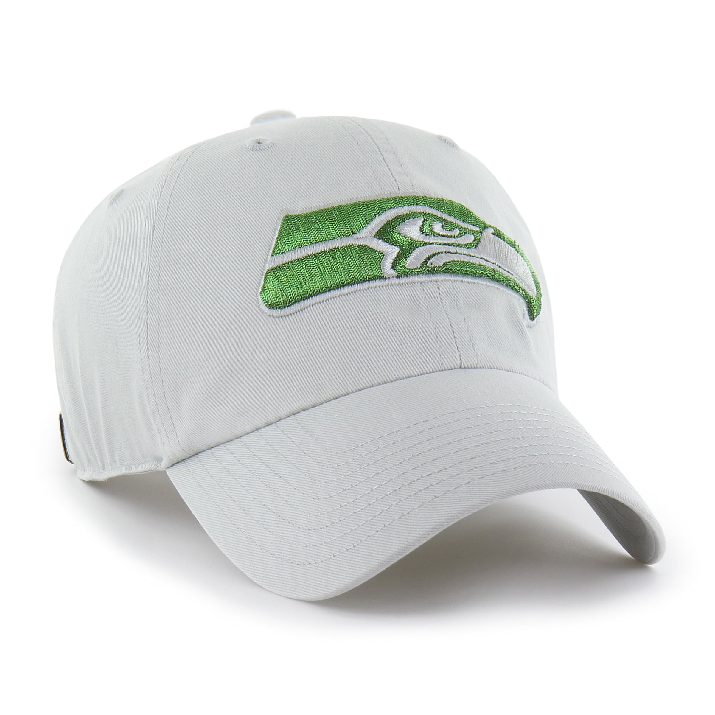 Men's '47 Gray Seattle Seahawks Rivalries Collection Clean Up Adjustable Hat