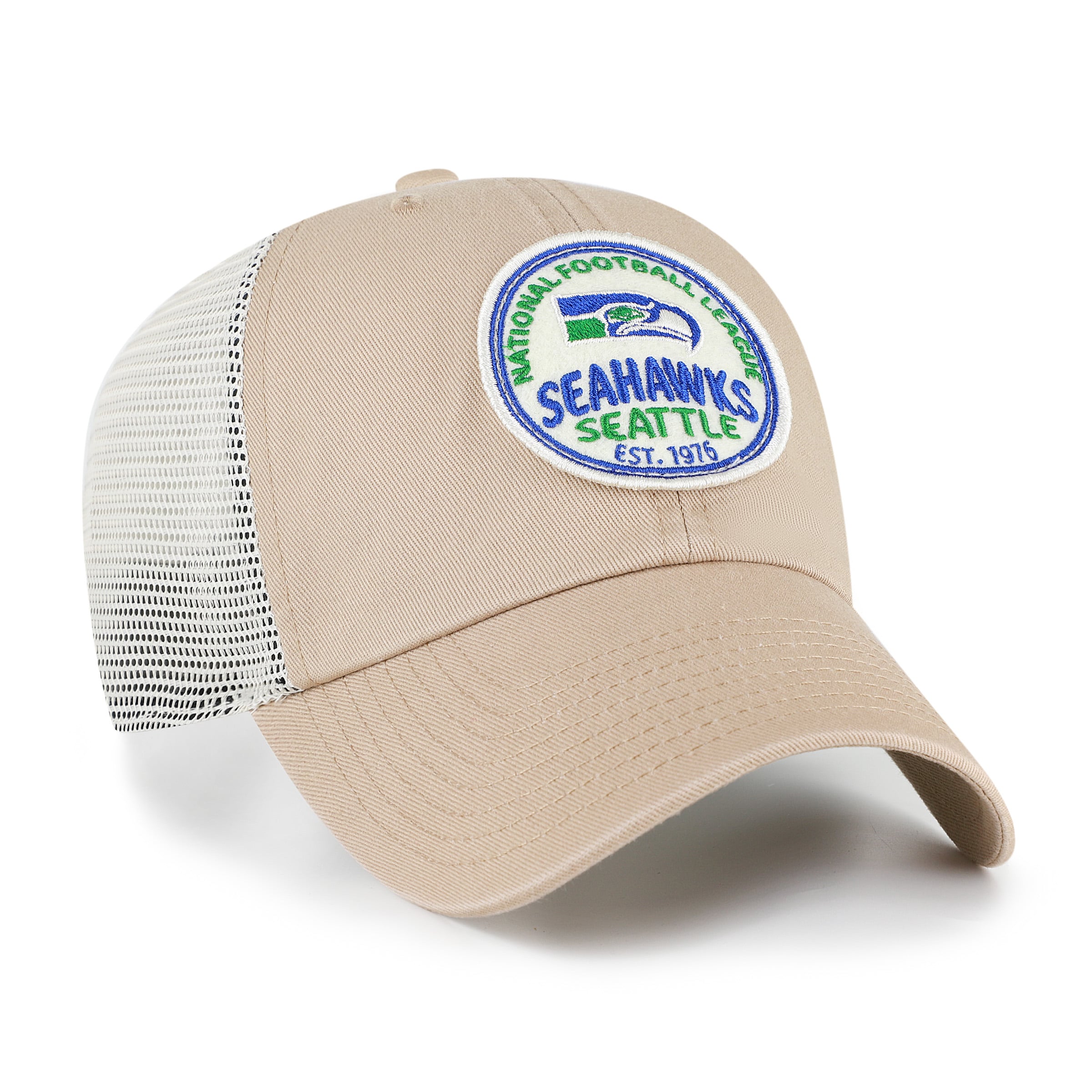 Casquette ajustable Felton Clean Up style rétro kaki Seattle Seahawks '47 pour homme
