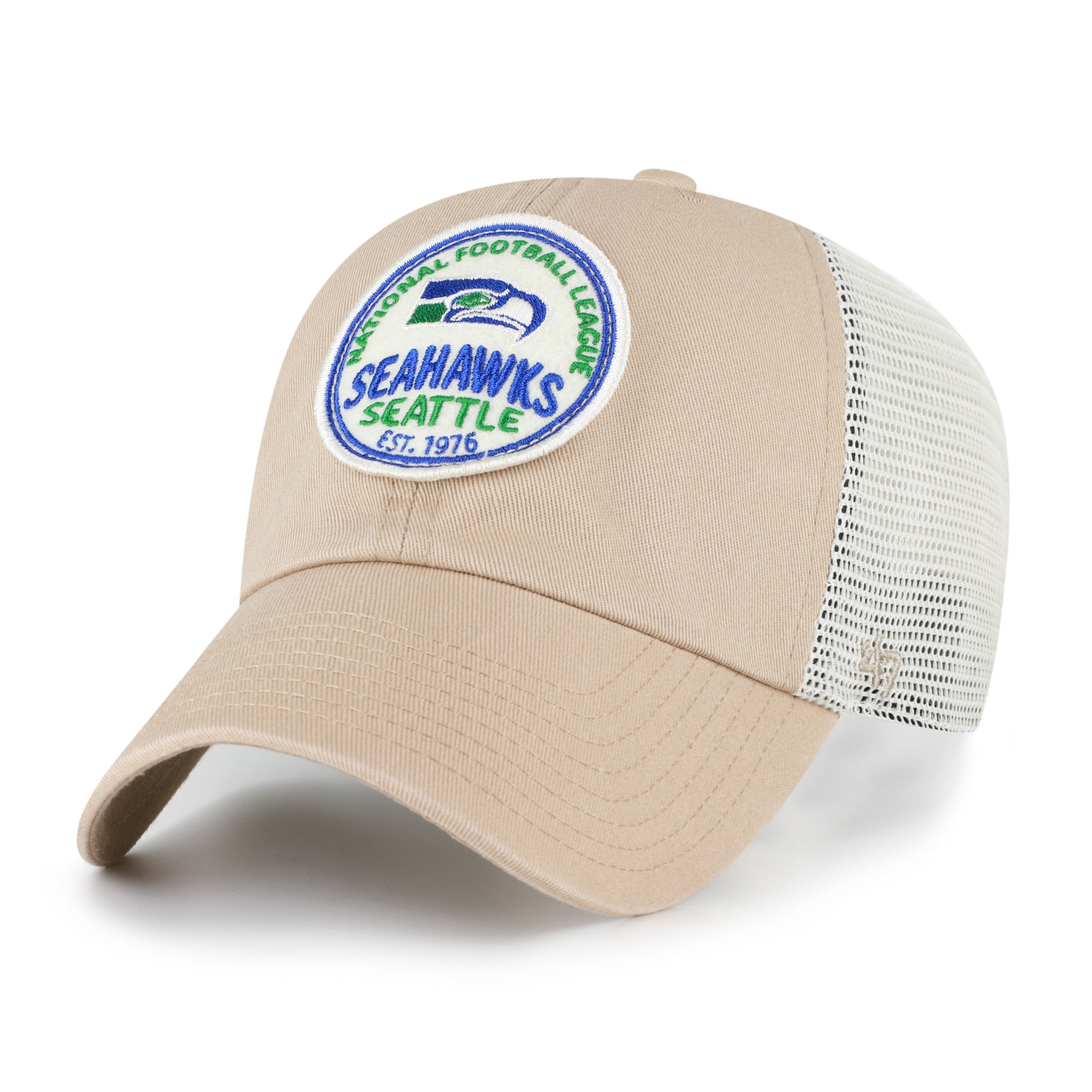 Casquette ajustable Felton Clean Up style rétro kaki Seattle Seahawks '47 pour homme