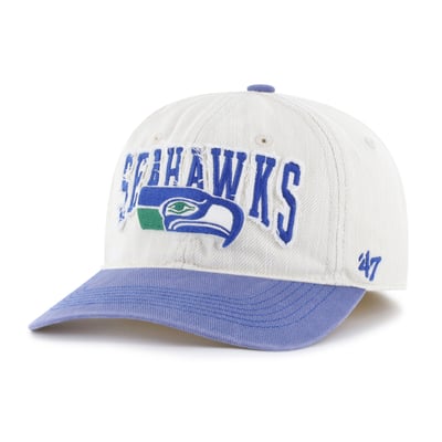 Seattle Seahawks '47 Throwback Groton Franchise Fitted Hat - Natural