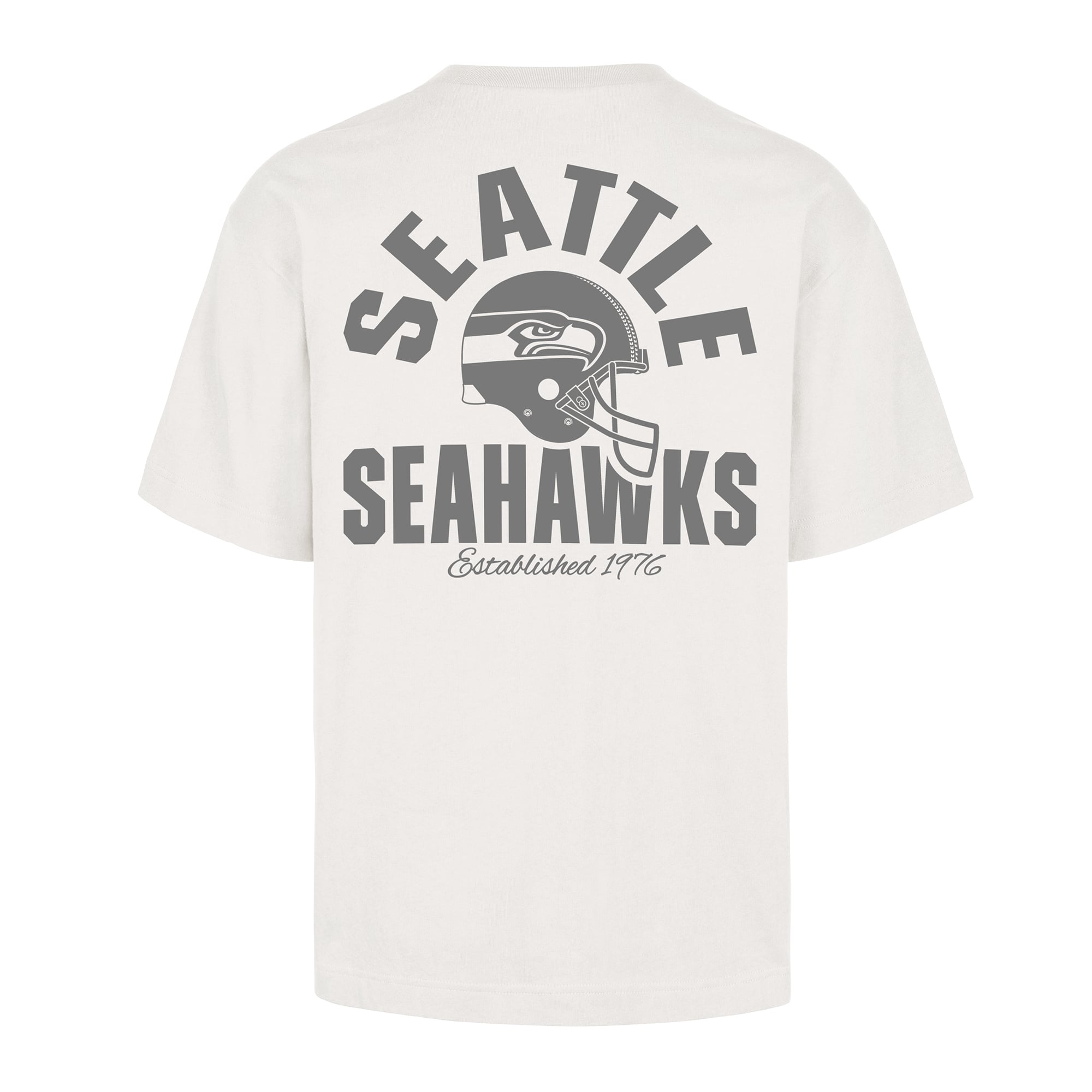 Men's '47 Off White Seattle Seahawks Photon Dust Foundation T-Shirt