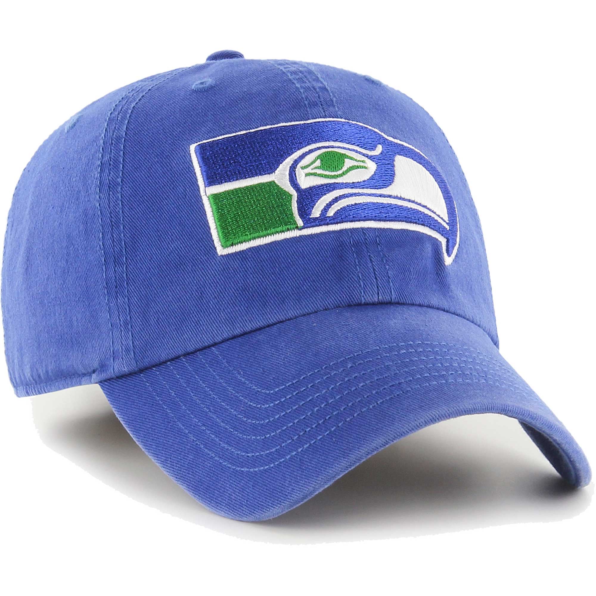 Men's '47 Royal Seattle Seahawks Gridiron Classics Franchise Fitted Hat