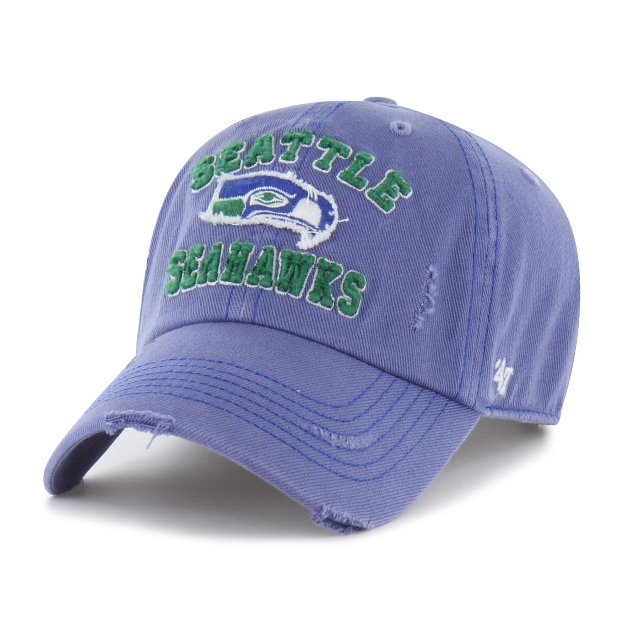 Casquette ajustable pour homme '47 Royal Seattle Seahawks Seymoore Clean Up