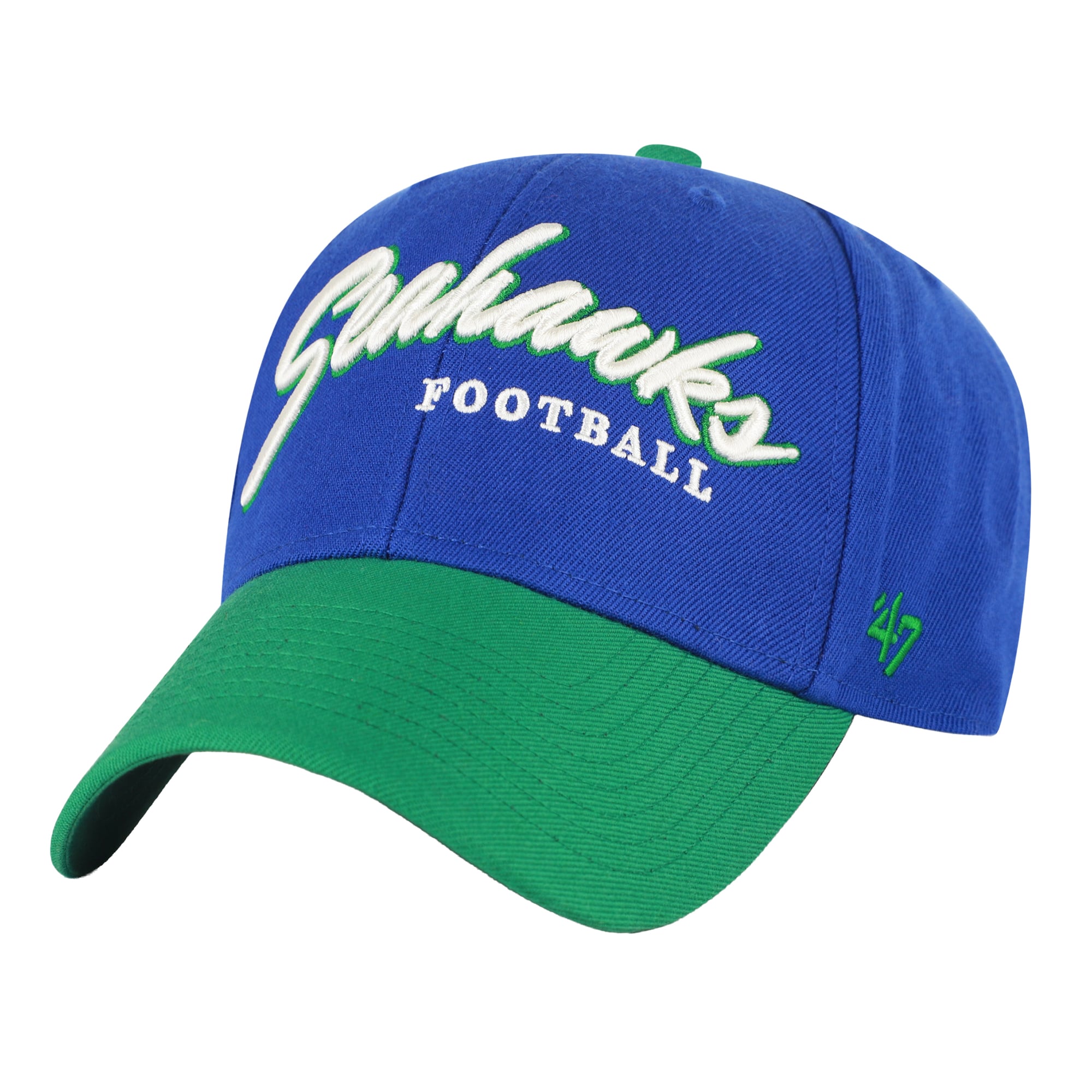 Casquette ajustable rétro MVP des Seattle Seahawks '47 Royal pour homme