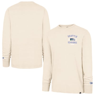  Seattle Seahawks '47 Heavy Slub Long Sleeve T-Shirt - Tan