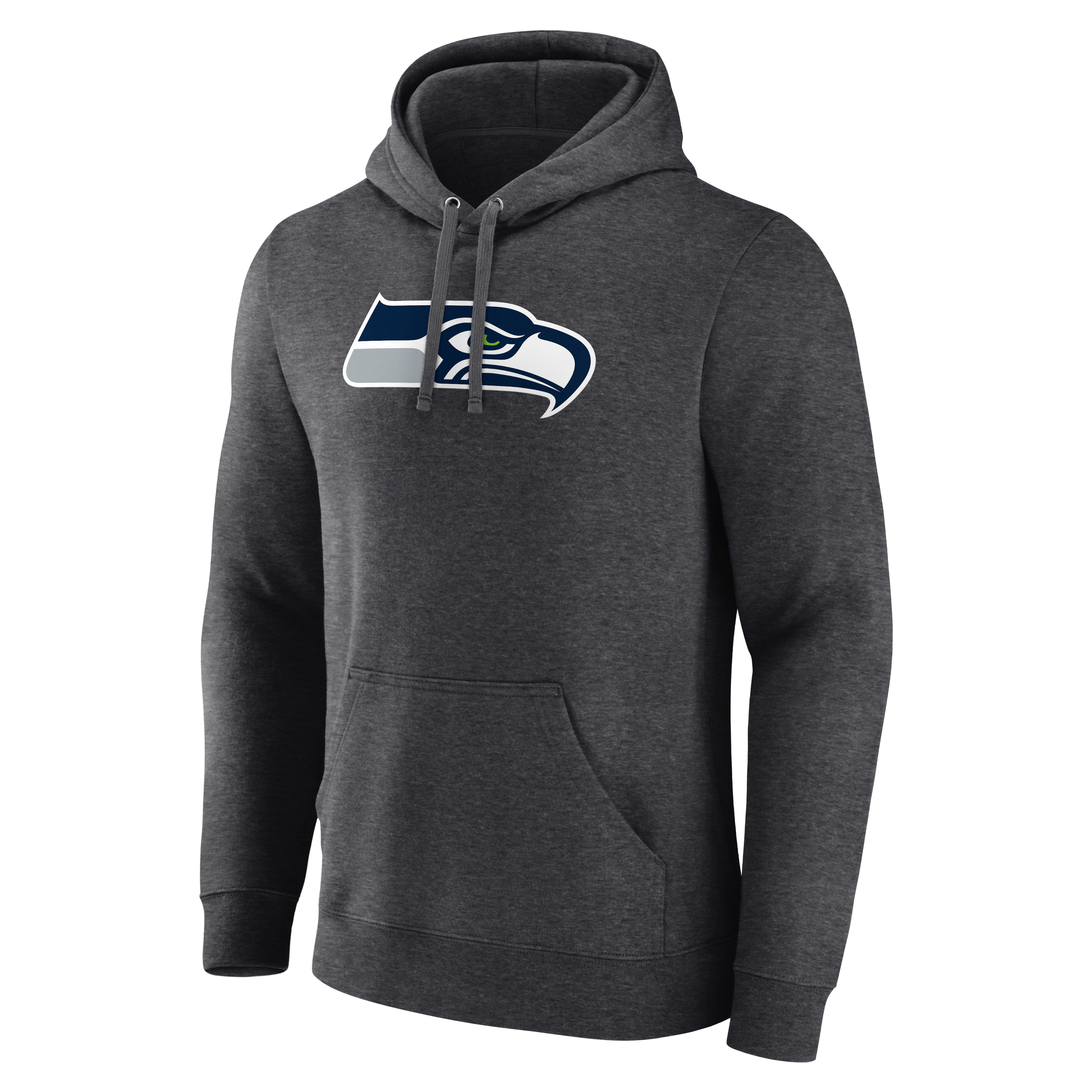 Men's Charcoal Seattle Seahawks Primary Logo Hoodie
