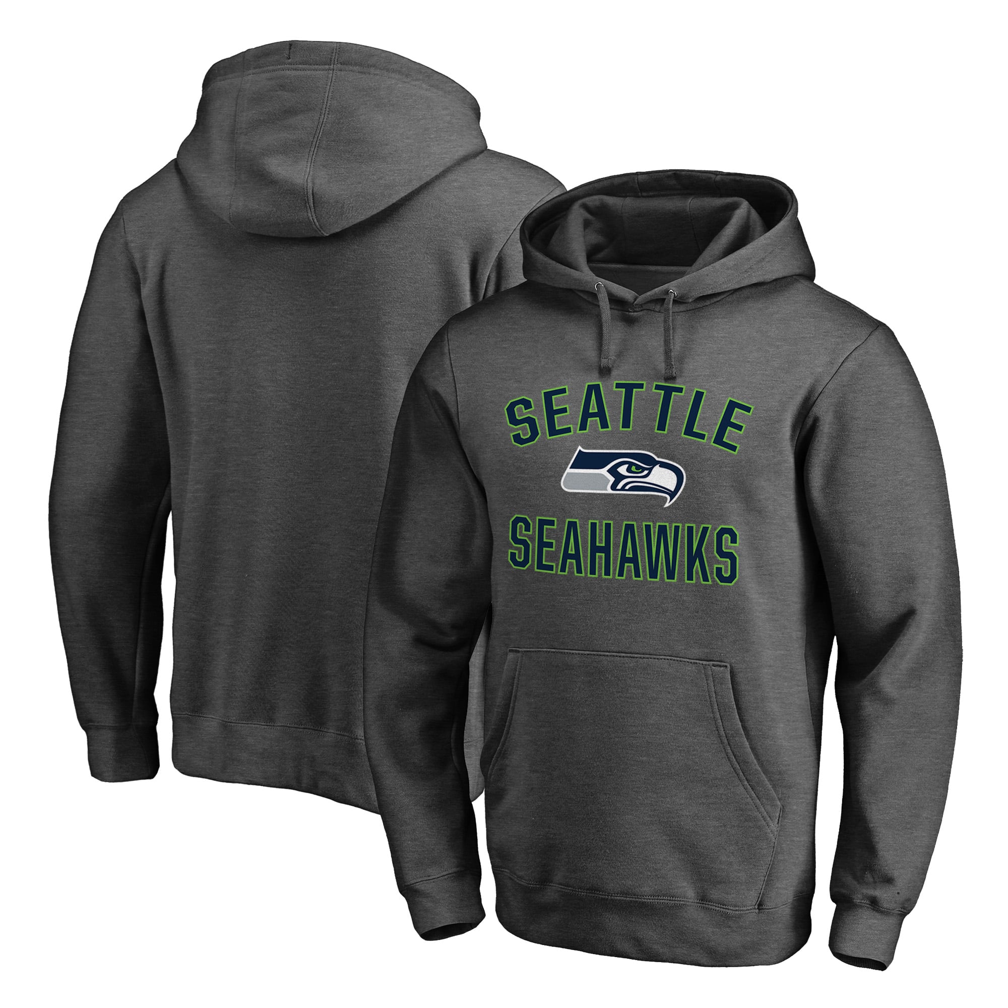 Sweat à capuche pour homme Seattle Seahawks Victory Arch, couleur anthracite