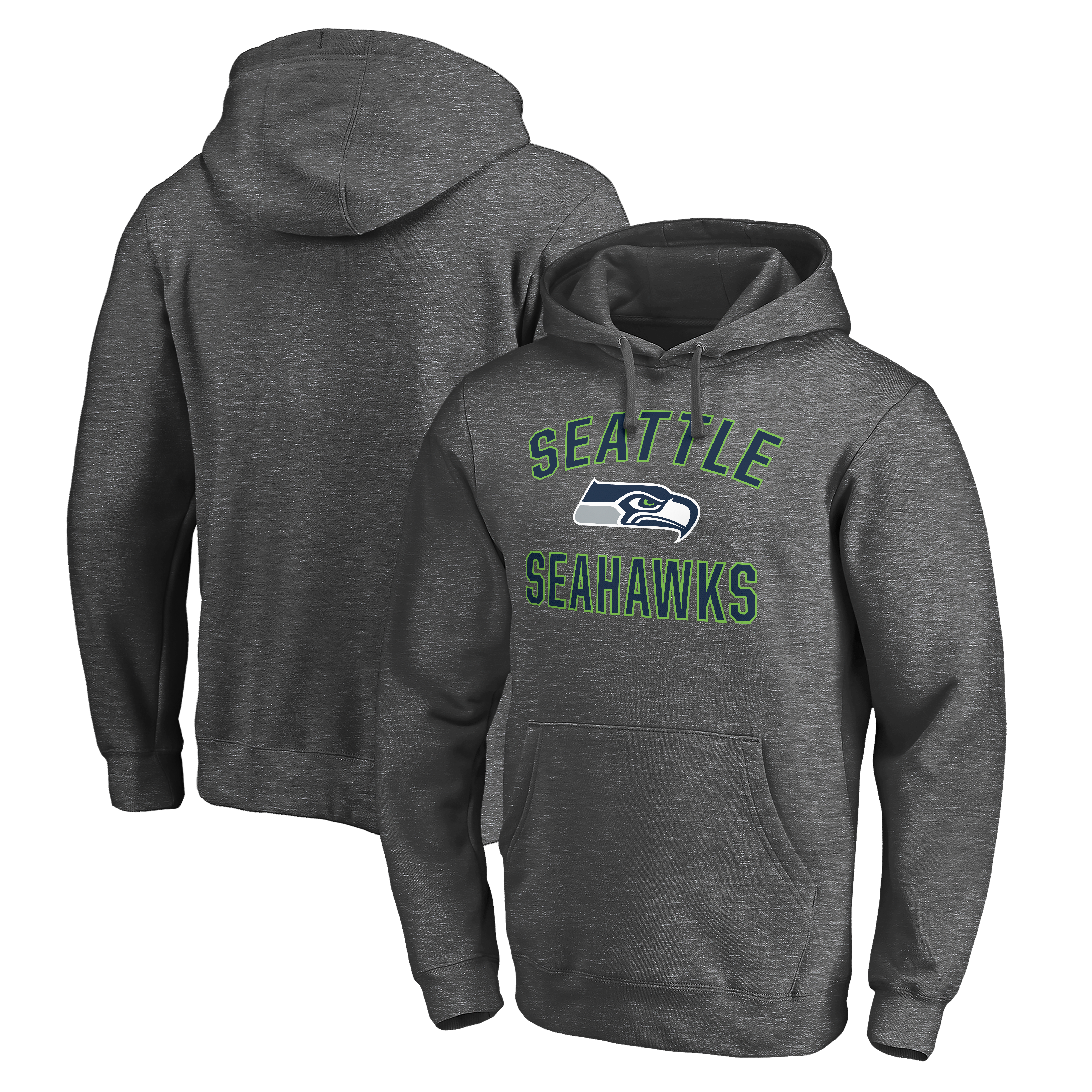 Sweat à capuche pour homme Seattle Seahawks Victory Arch, couleur anthracite