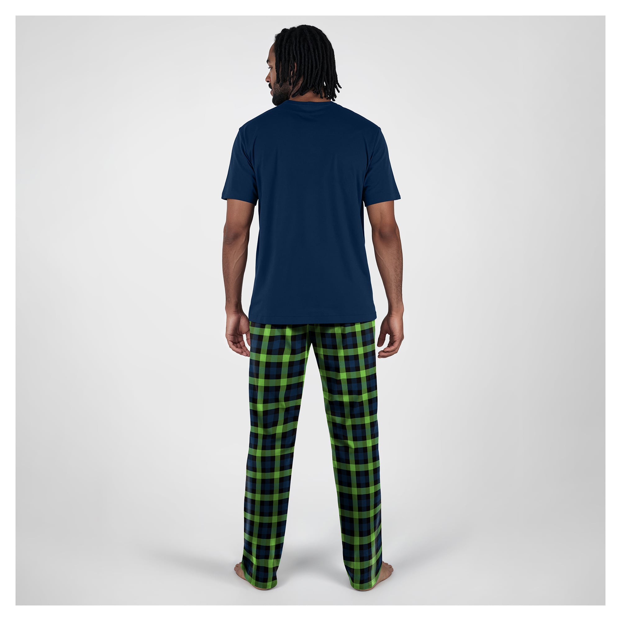 Men's Concepts Sport  College Navy Seattle Seahawks Big & Tall Highland Sleep Set