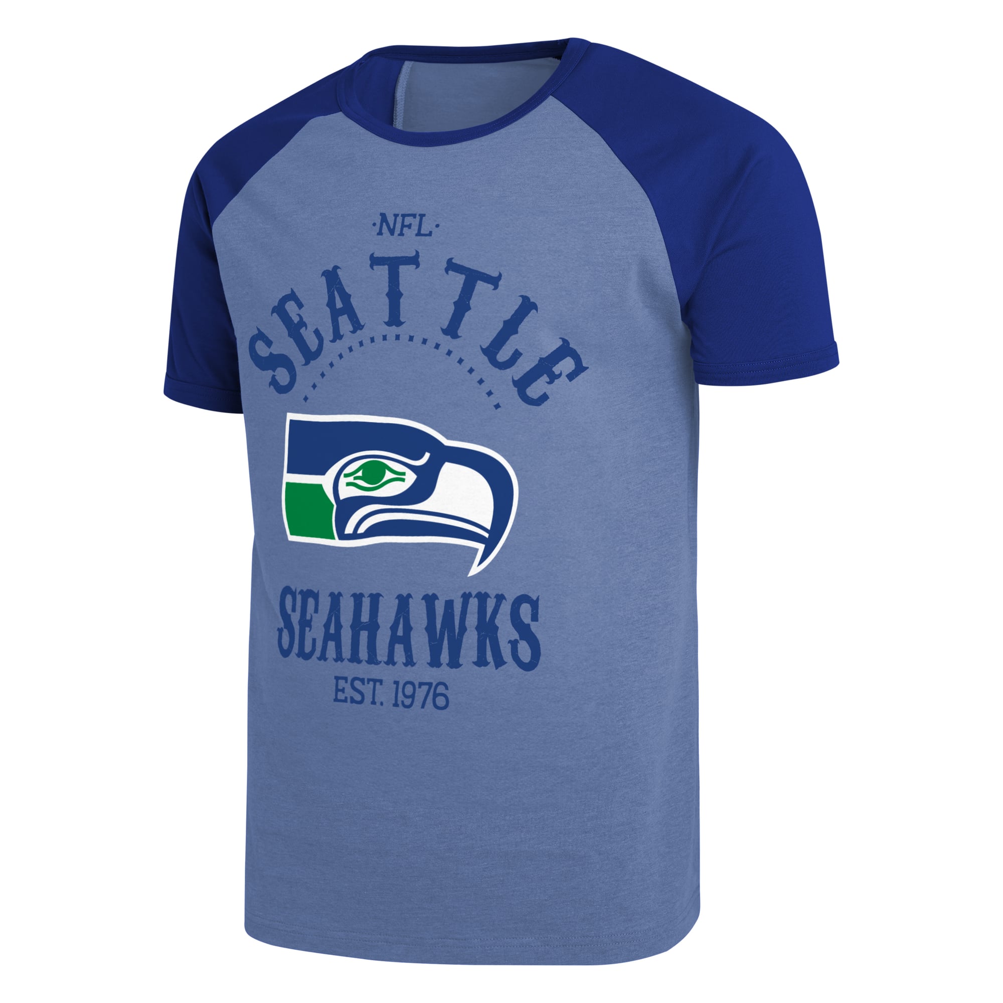 Men's Darius Rucker Collection by Fanatics College Navy Seattle Seahawks Raglan T-Shirt