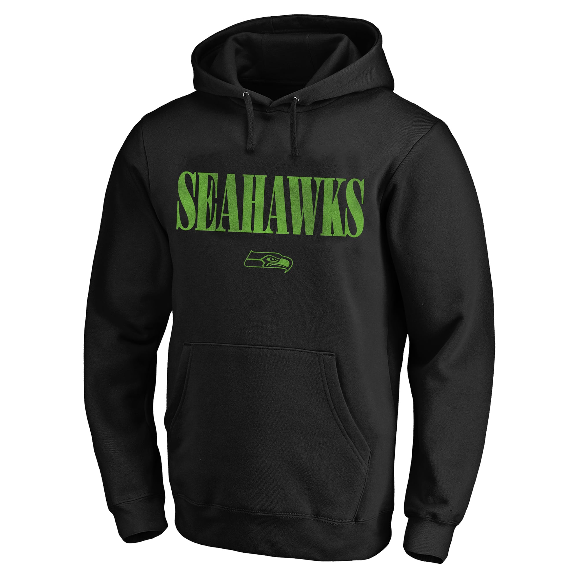 Men's Fanatics Black Seattle Seahawks Big & Tall Relaxed Intense Rivalry Hoodie