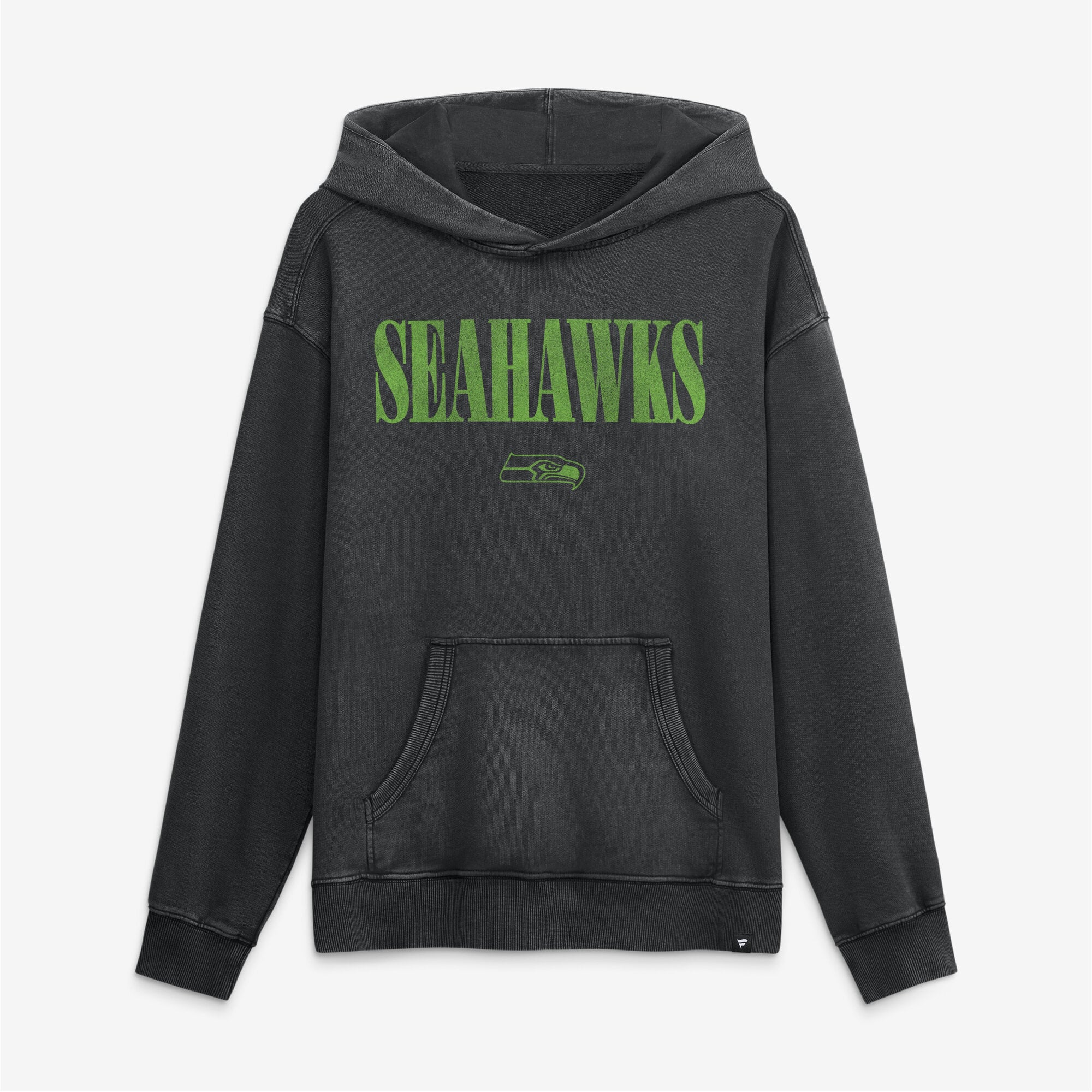 Men's Fanatics Black Seattle Seahawks Relaxed Intense Rivalry French Terry Hoodie