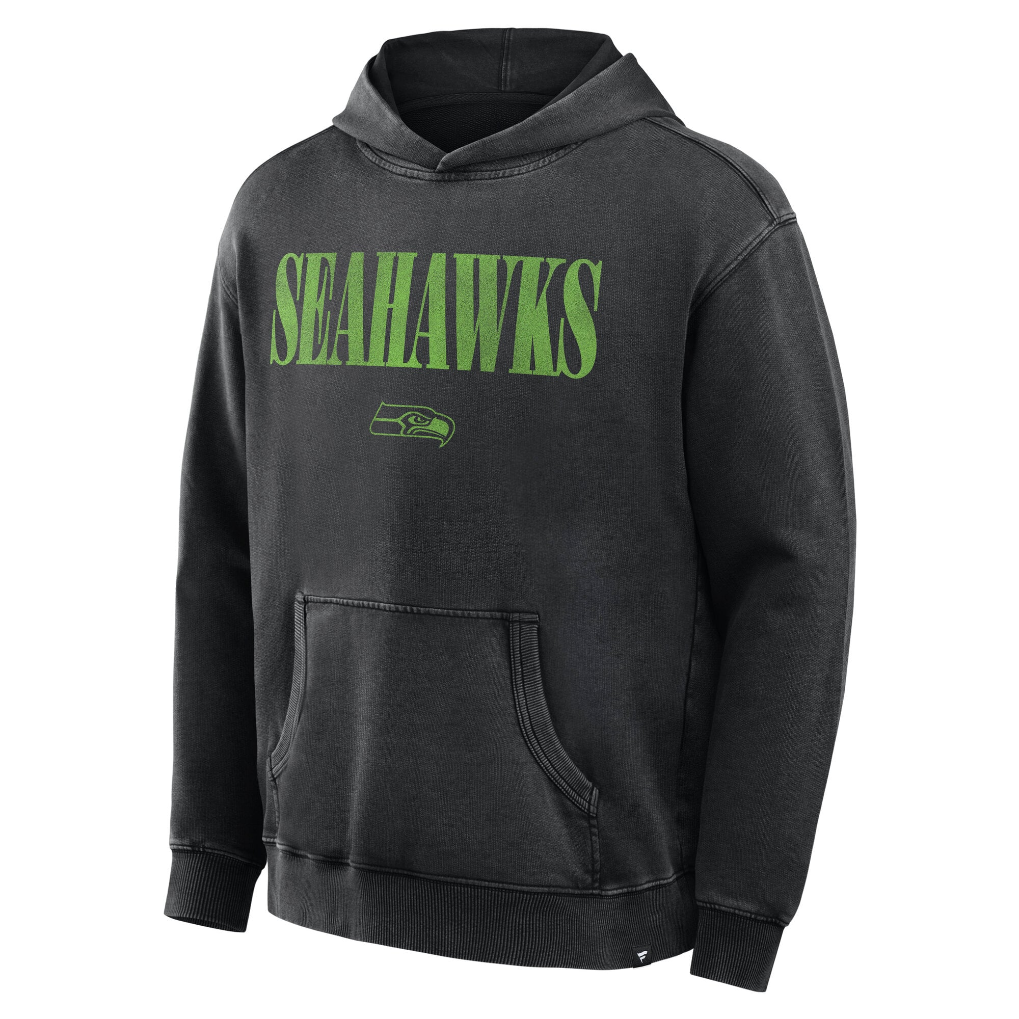 Men's Fanatics Black Seattle Seahawks Relaxed Intense Rivalry French Terry Hoodie
