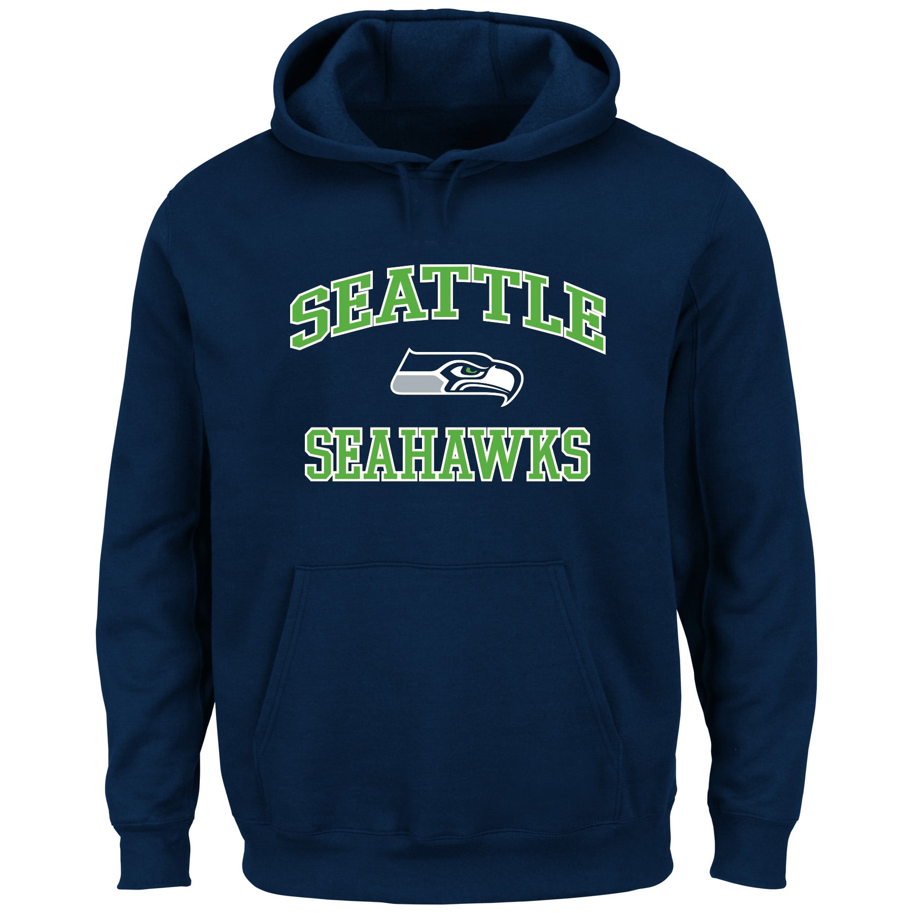 Men's Fanatics College Navy Seattle Seahawks Big & Tall Heart Soul Hoodie