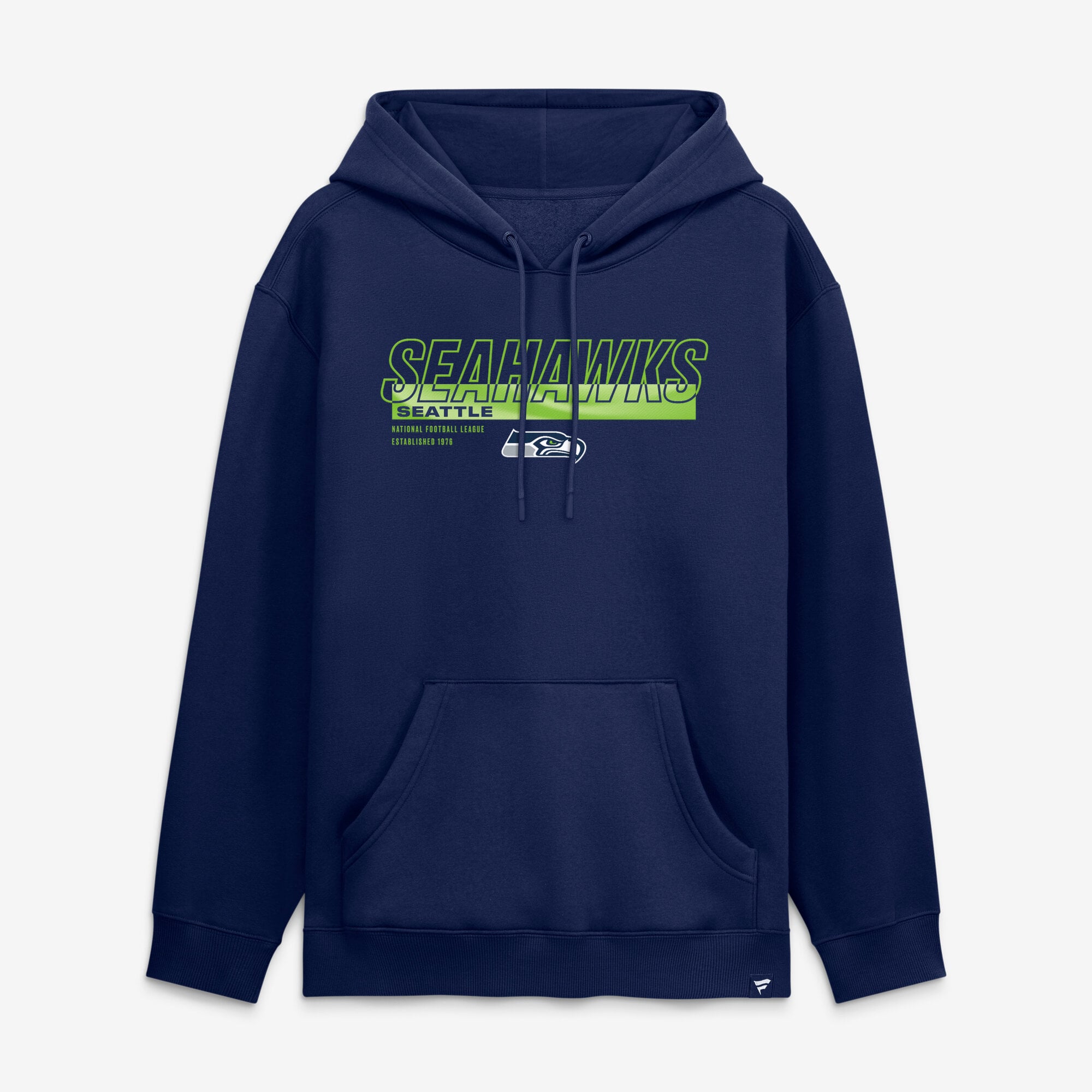 Sweat à capuche Fanatics College Navy Seattle Seahawks Draw Play Legacy pour homme