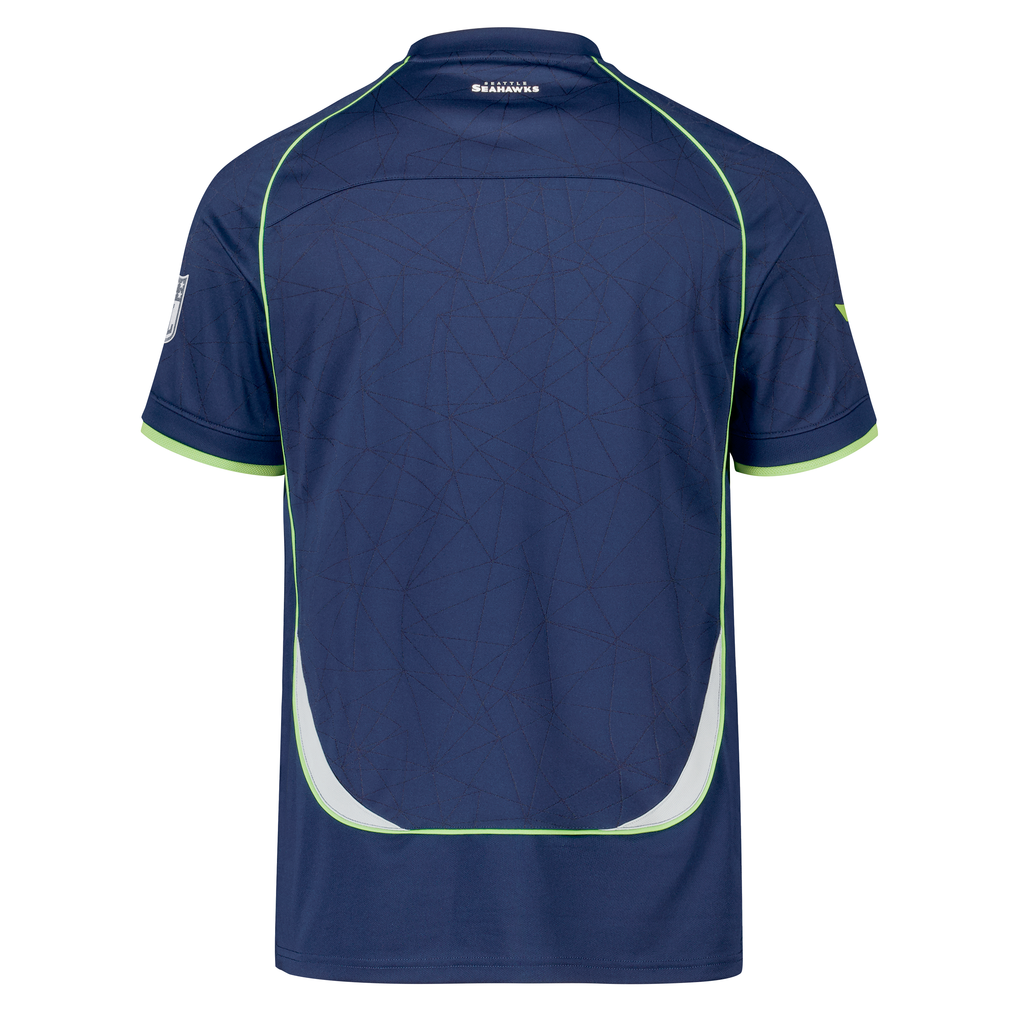 Men's Fanatics College Navy Seattle Seahawks Football x V-Neck Fan Top