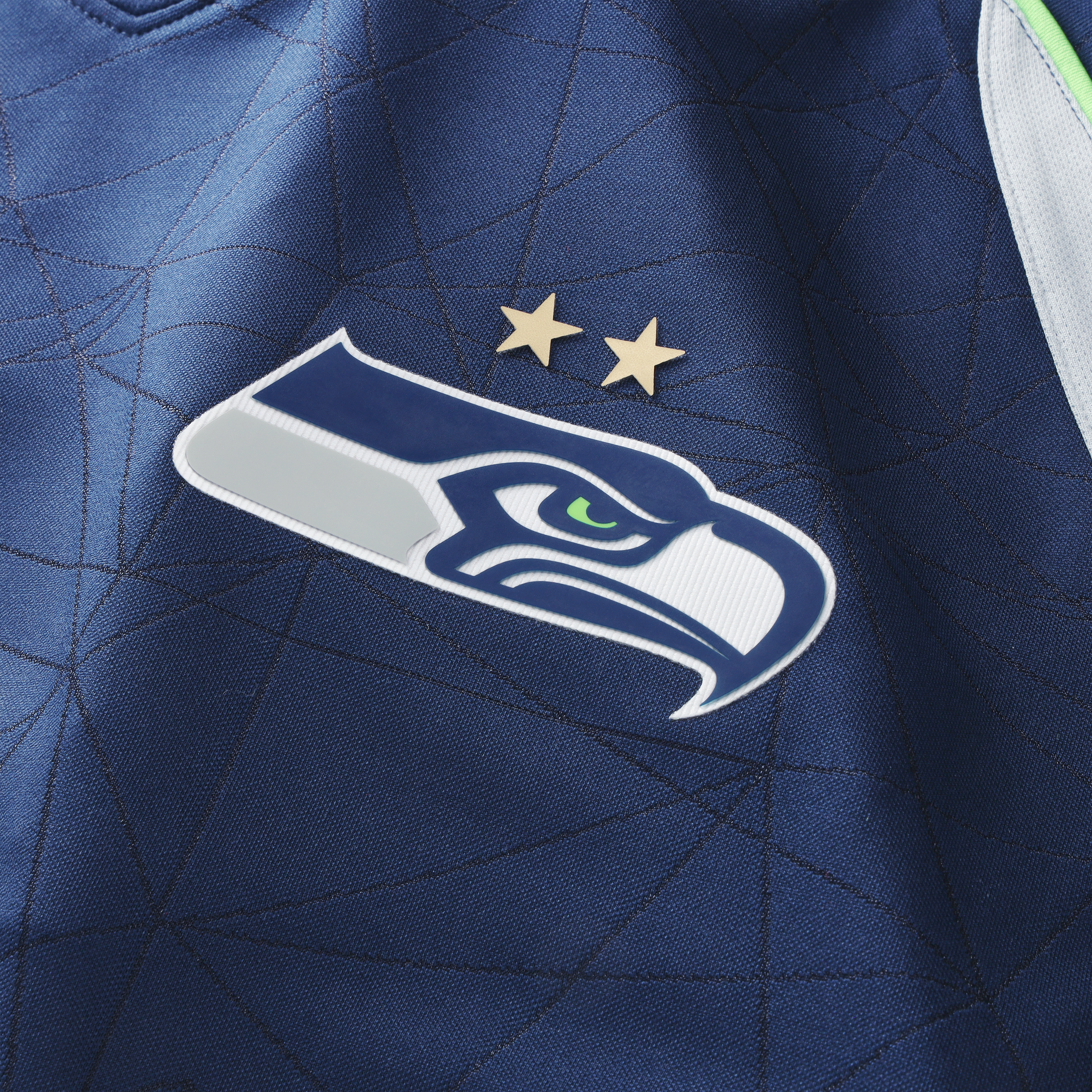 Men's Fanatics College Navy Seattle Seahawks Football x V-Neck Fan Top