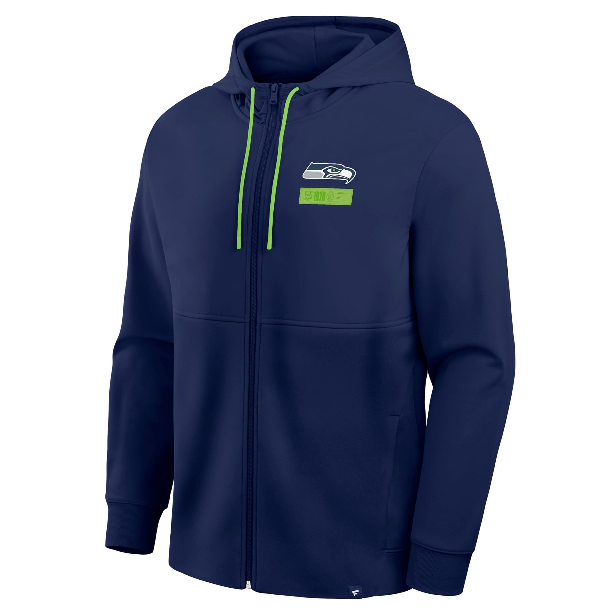Sweat à capuche zippé Fanatics College Navy Seattle Seahawks pour homme