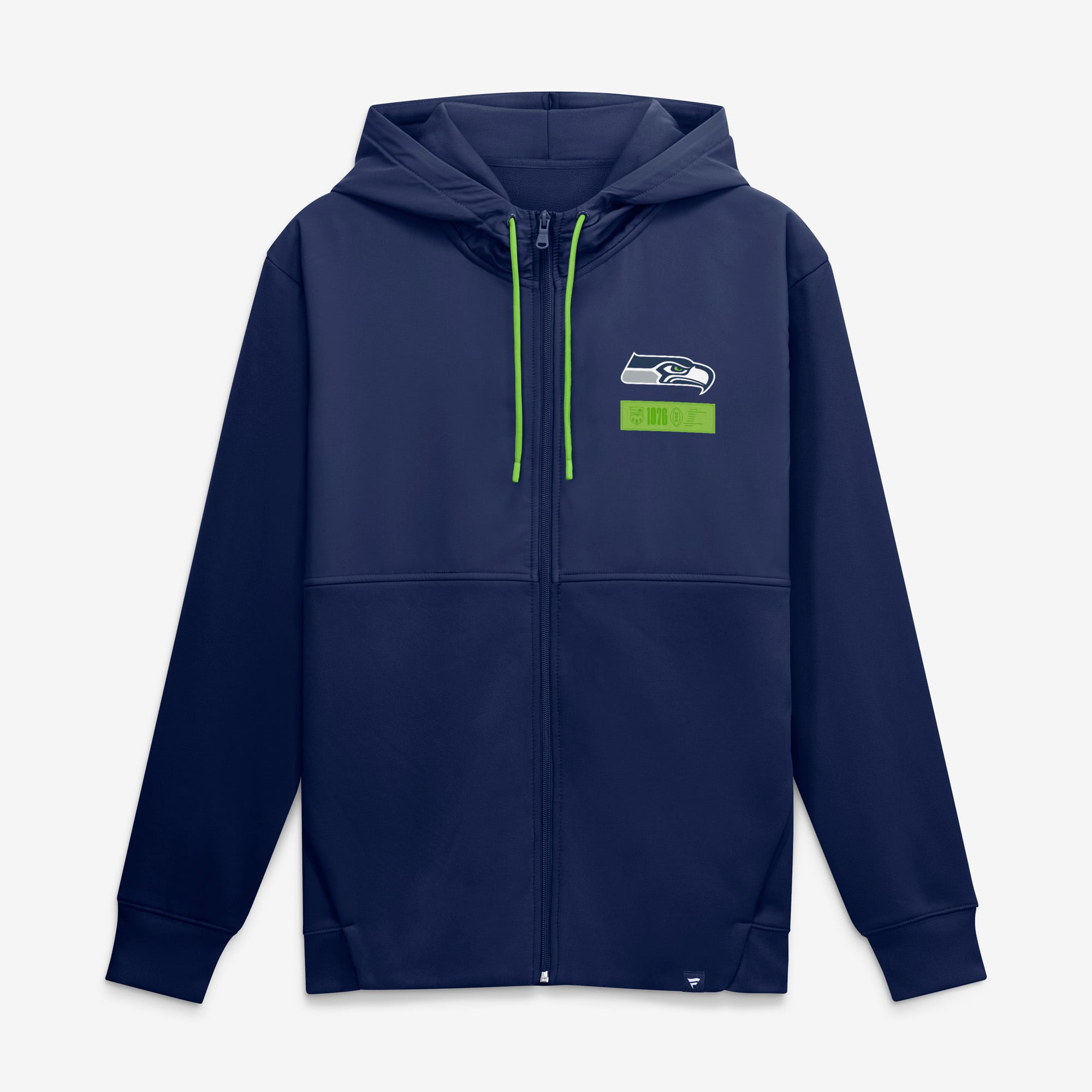 Sweat à capuche zippé Fanatics College Navy Seattle Seahawks pour homme