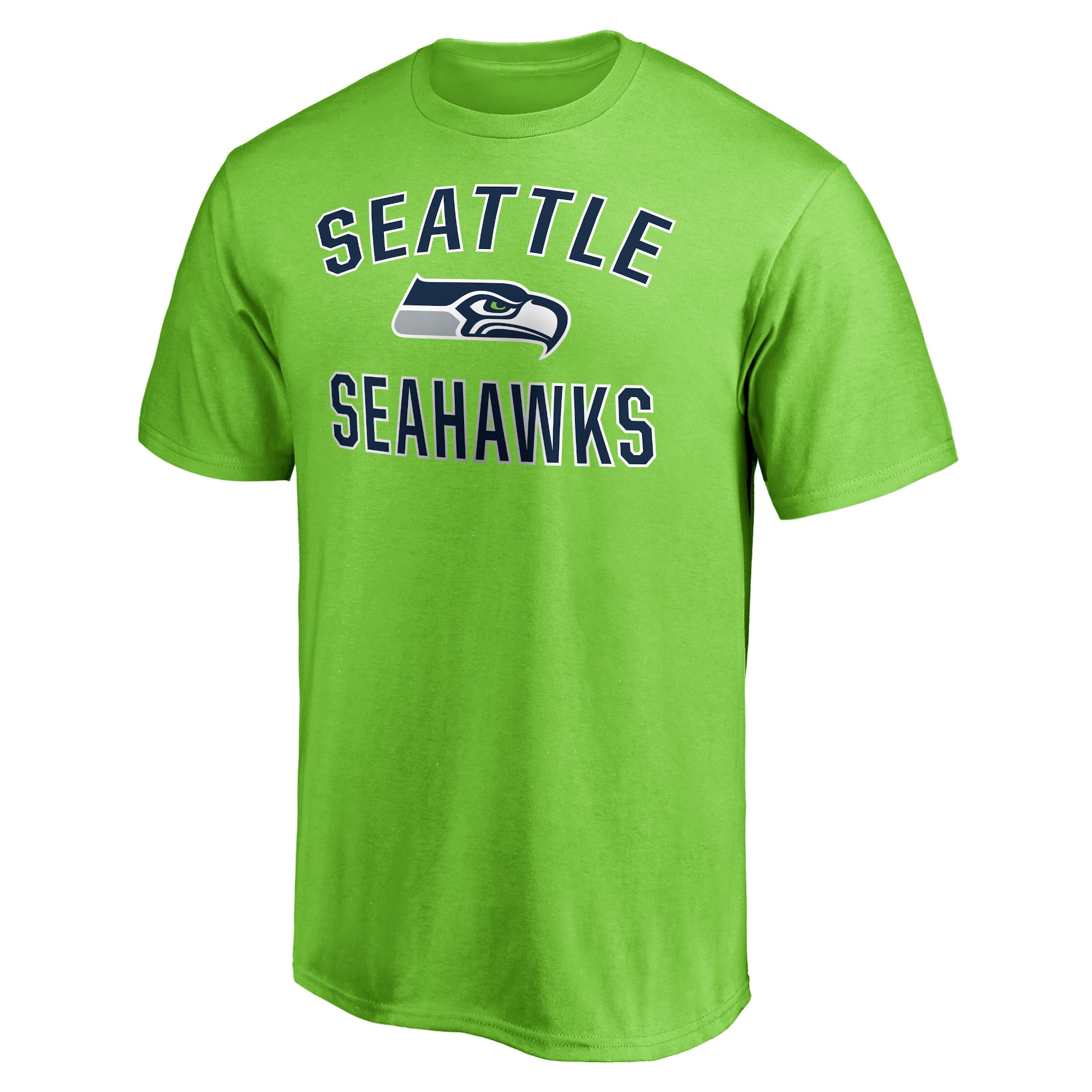 T-shirt fanatiques vert fluo Seattle Seahawks Victory Arch pour hommes