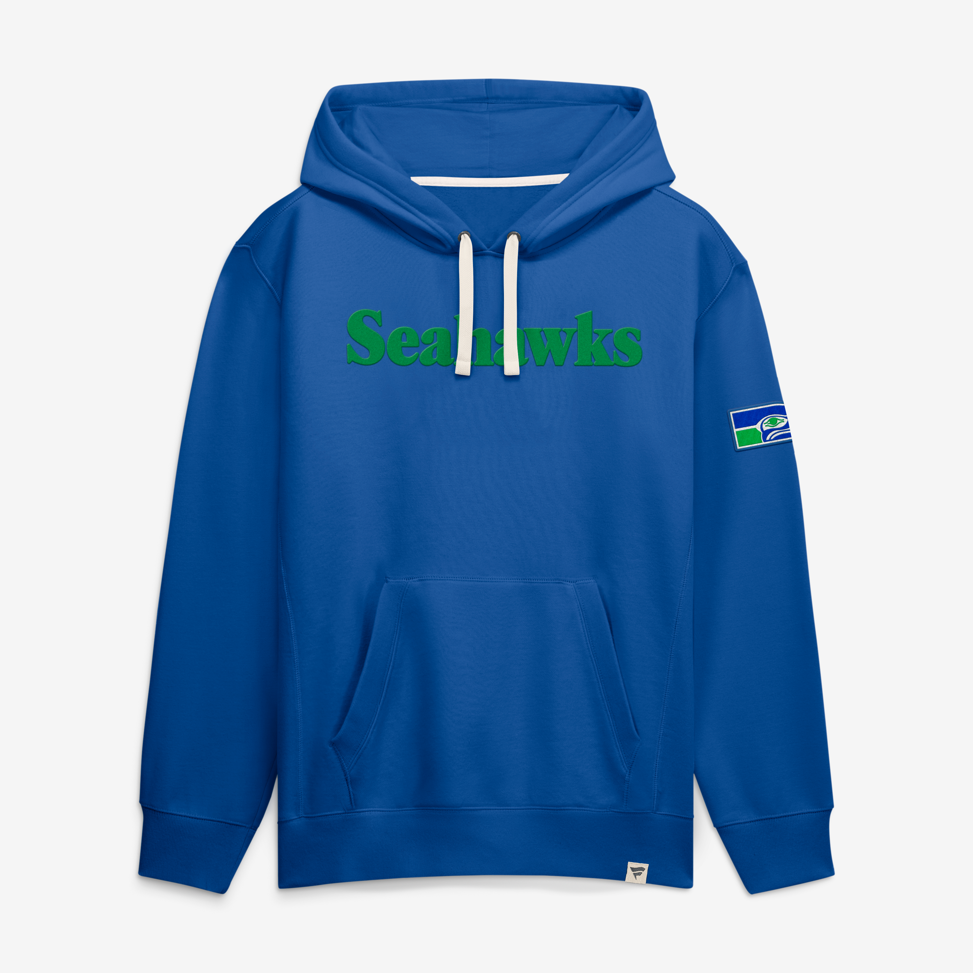Men's Fanatics Royal Seattle Seahawks Heavyweight Heritage Hoodie