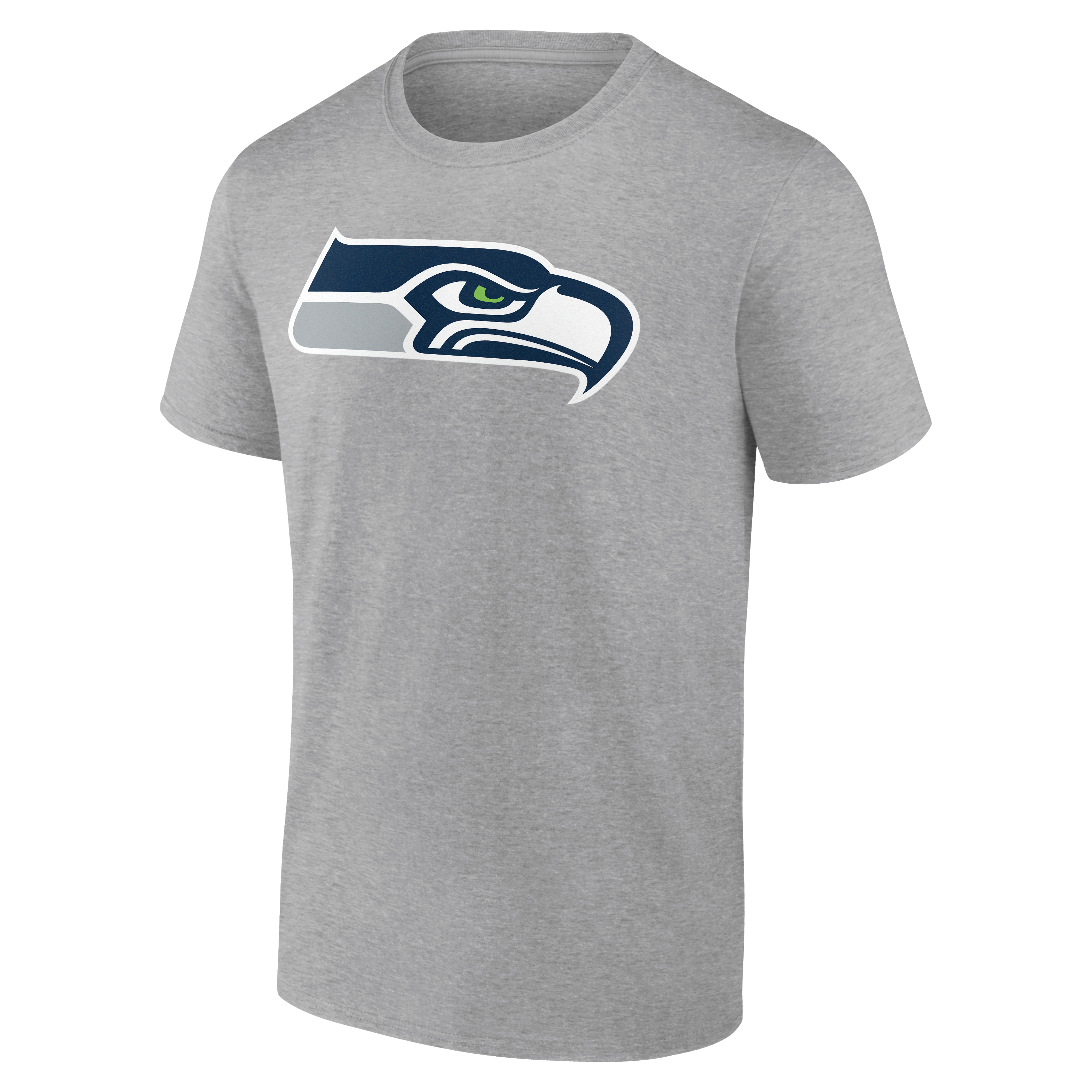 Men's Gray Seattle Seahawks Team Authentic Personalized Name & Number T-Shirt