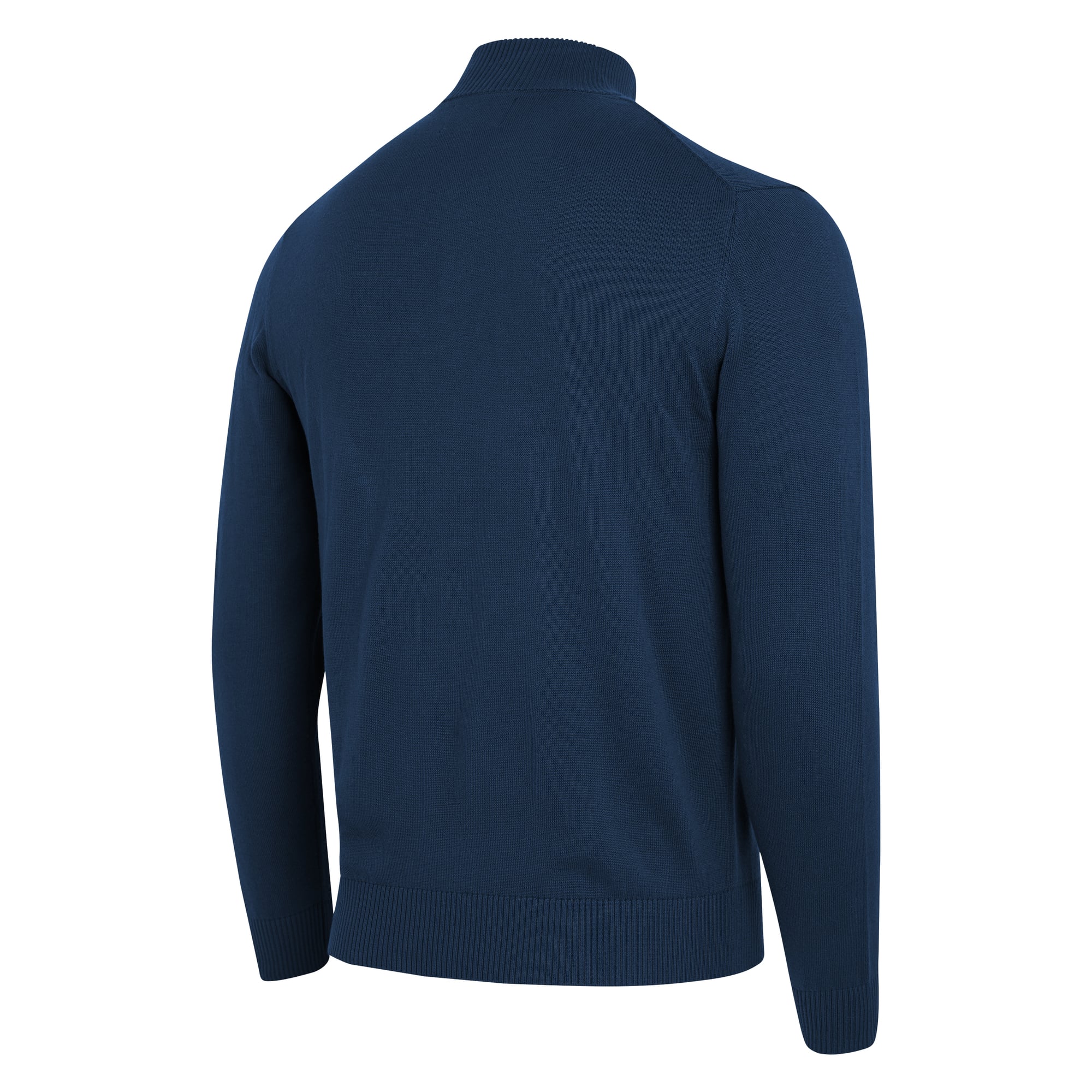 Men's J. Palmer College Navy Seattle Seahawks Sideline Quarter-Snap Sweater
