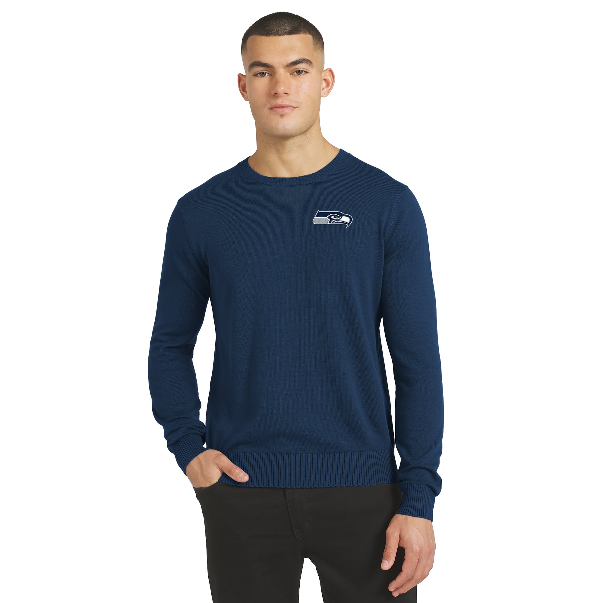 Men's J. Palmer  College Navy Seattle Seahawks Sweater