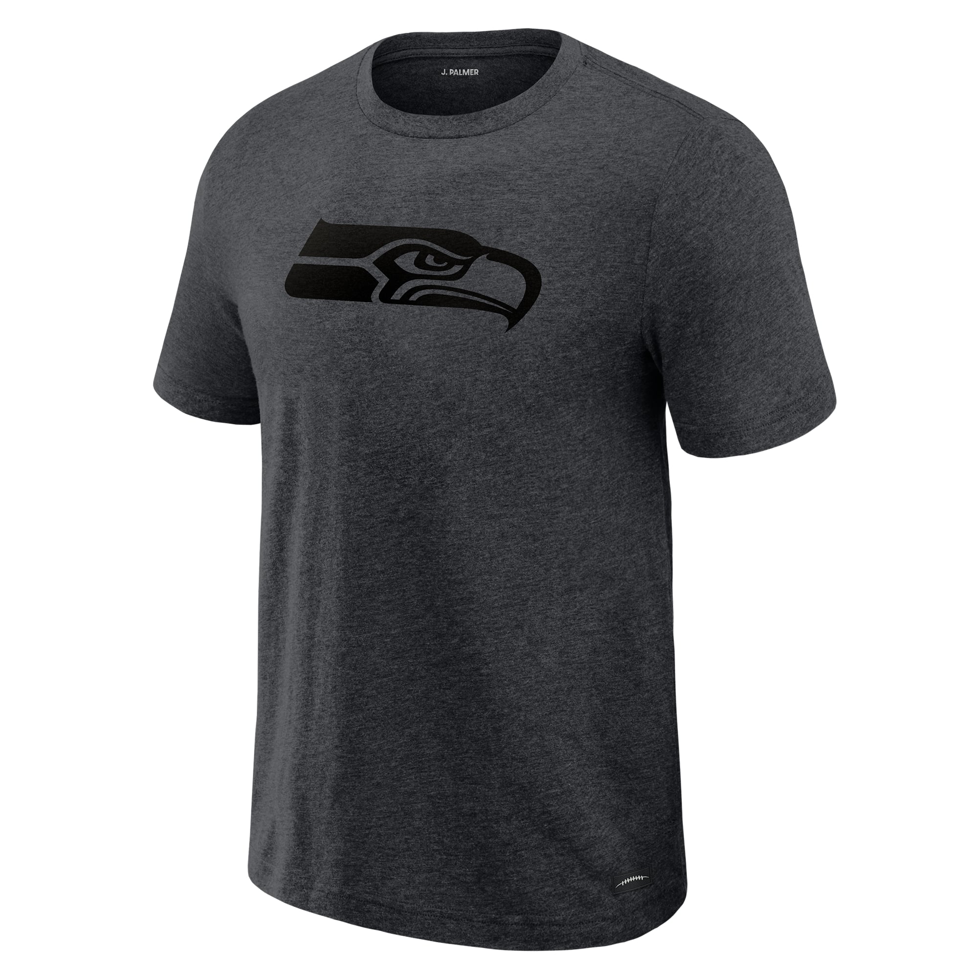 Men's J. Palmer Graphite Seattle Seahawks Players Lounge Tri-Blend T-Shirt