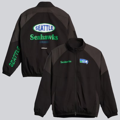 Seattle Seahawks lululemon Nylon Oversized Track Jacket - Black