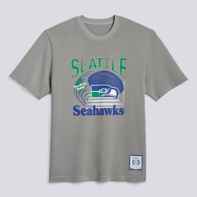 Seattle Seahawks lululemon Heavyweight Cotton T-Shirt - Dilute Wash Pavement Grey