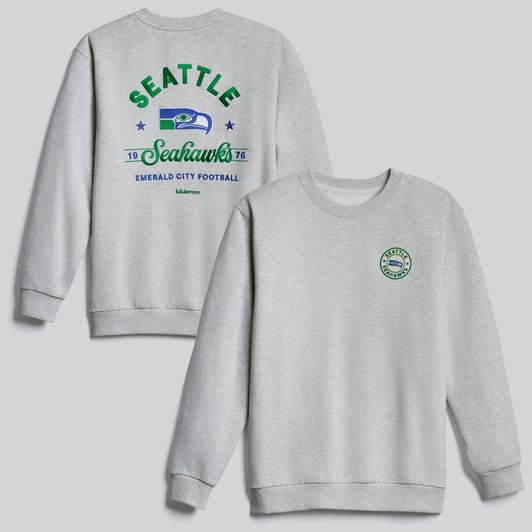  Seattle Seahawks lululemon Retro Steady State Sweatshirt - Heathered Core Ultra Light Grey