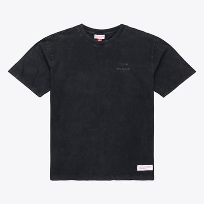 Seattle Seahawks Mitchell & Ness Core Essentials Micro Logo T-Shirt - Black
