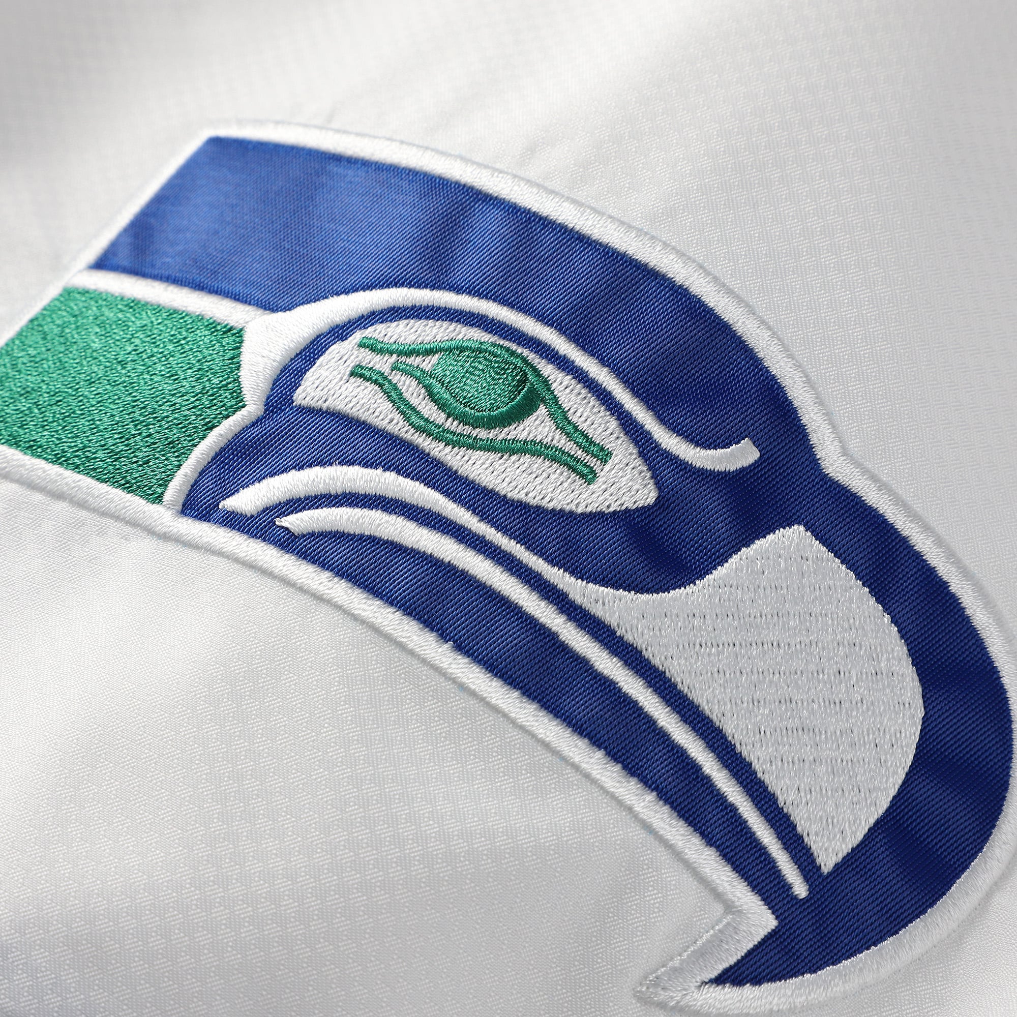 Men's Mitchell & Ness Royal Seattle Seahawks Head Coach Anorak Quarter-Zip Windbreaker Jacket