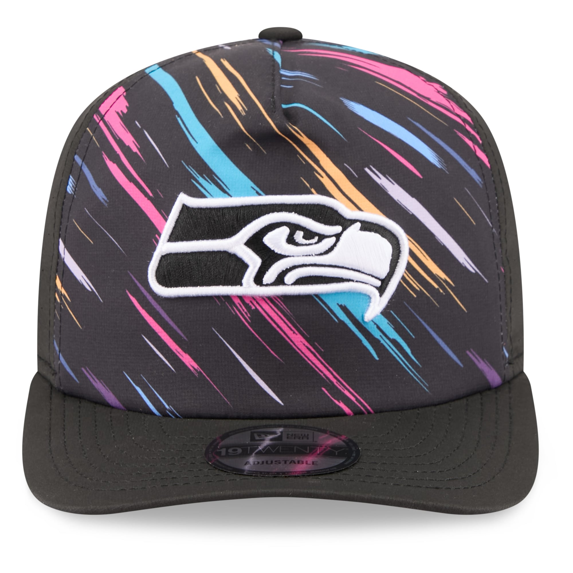 Men's New Era Black Seattle Seahawks 2026 NFL Crucial Catch 19TWENTY Adjustable Hat