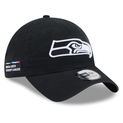 Seattle Seahawks New Era 2026 NFL Crucial Catch Casual Classic Adjustable Hat - Black