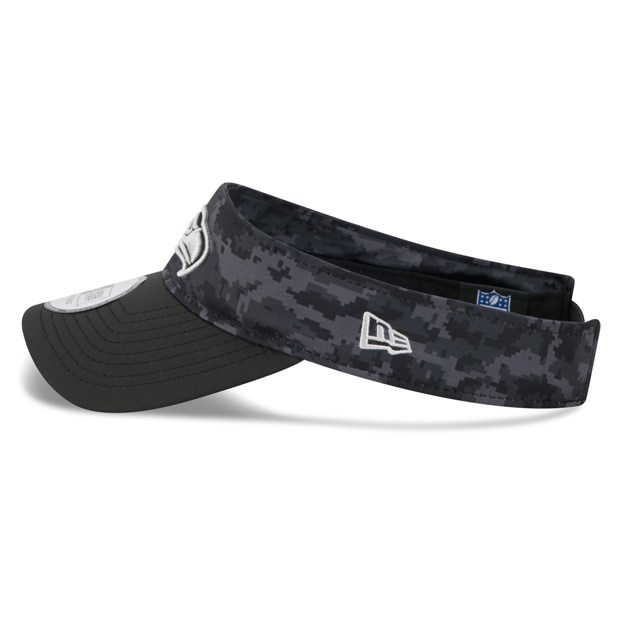 Casquette New Era noire pour homme Seattle Seahawks 2026 Salute To Service, visière ajustable