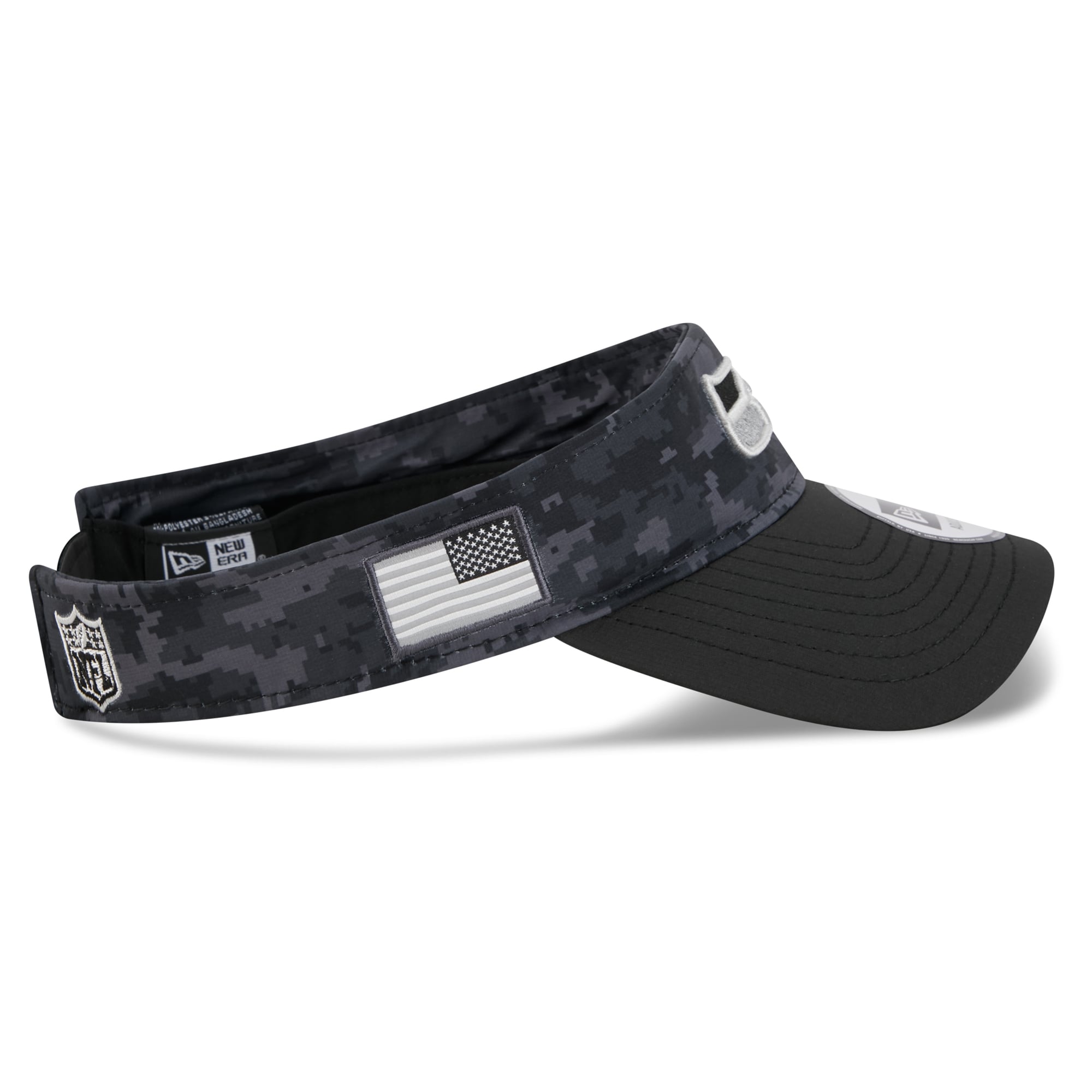 Casquette New Era noire pour homme Seattle Seahawks 2026 Salute To Service, visière ajustable