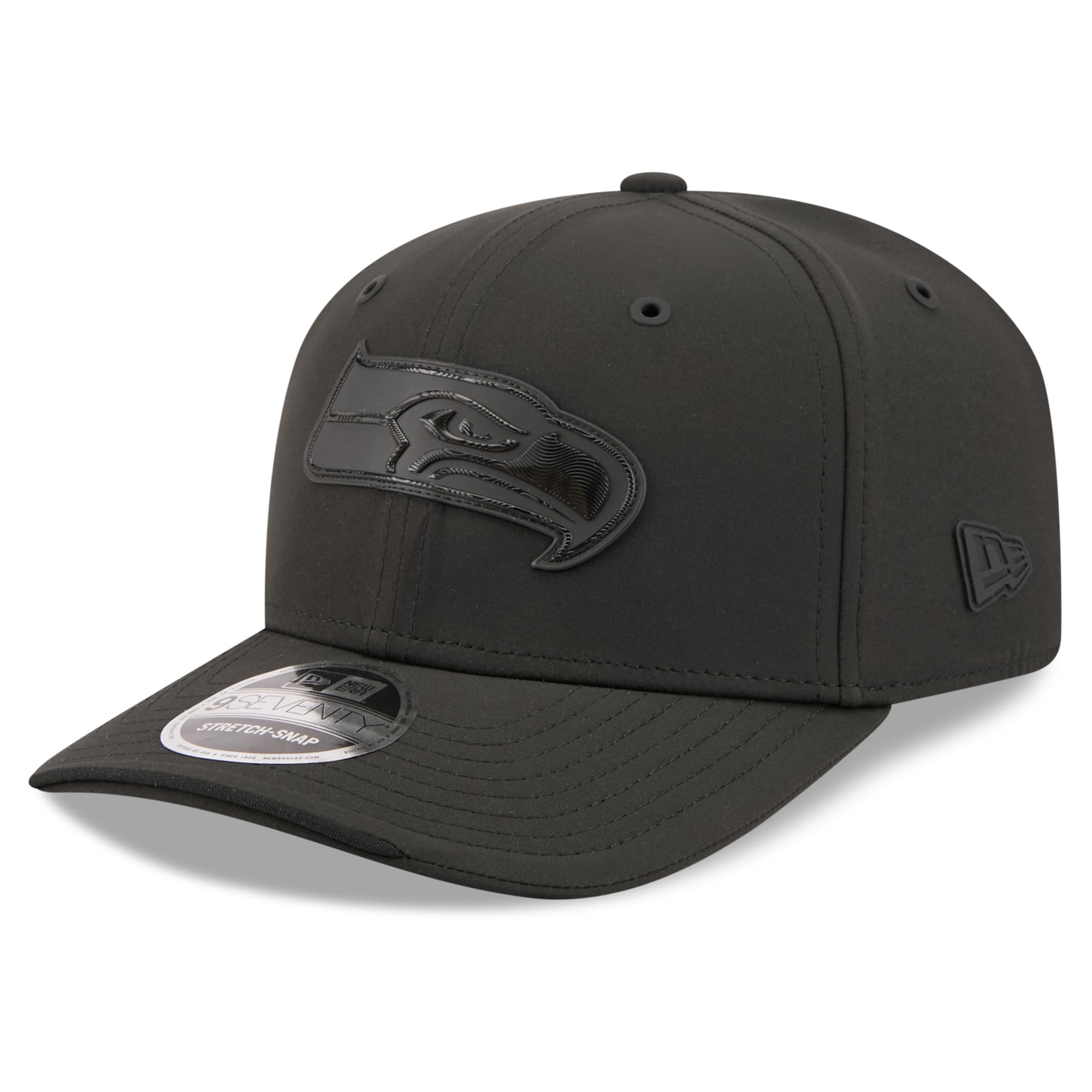 Men's New Era Black Seattle Seahawks 2026 Sideline 9SEVENTY Adjustable Hat