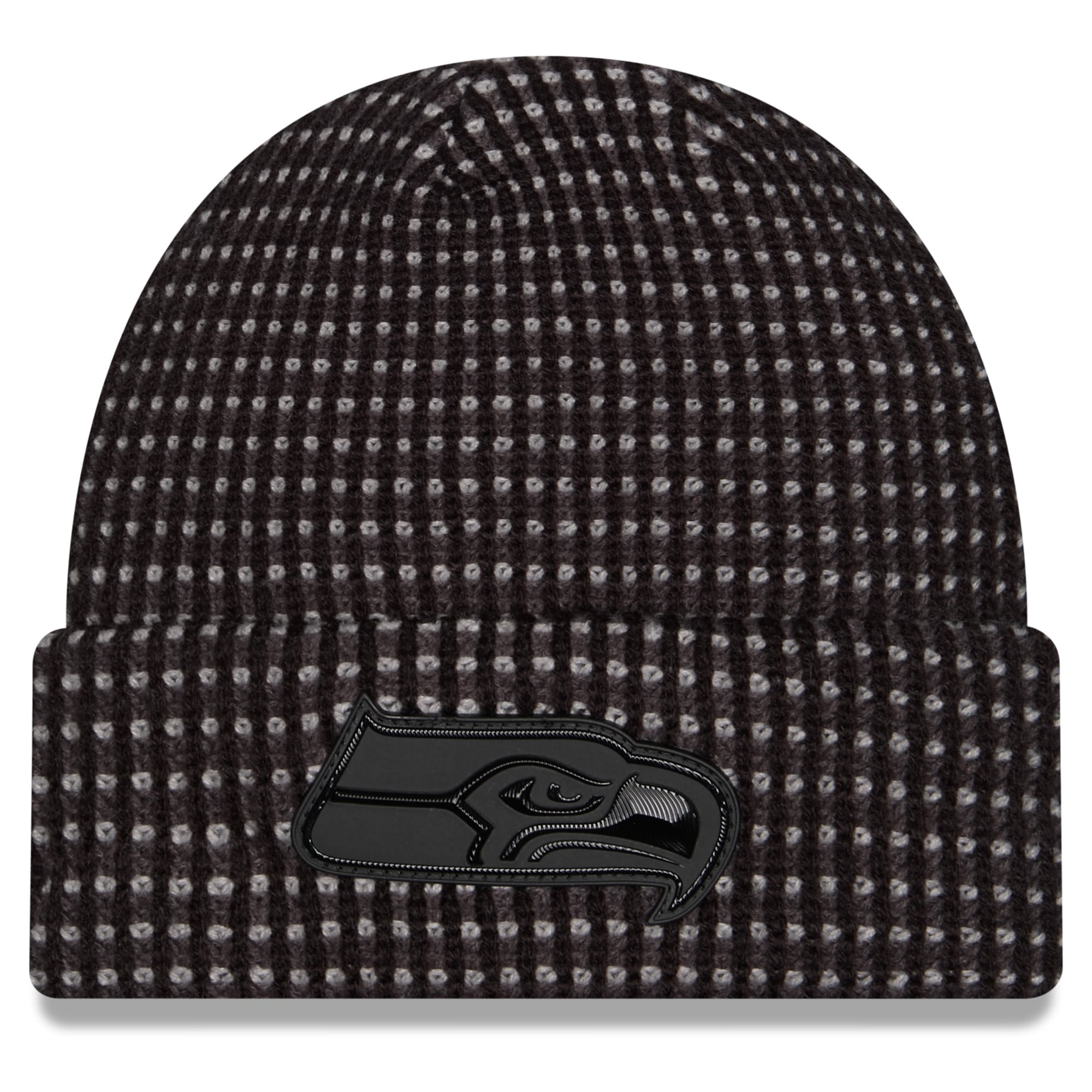 Bonnet à revers New Era noir Seattle Seahawks 2026 pour homme