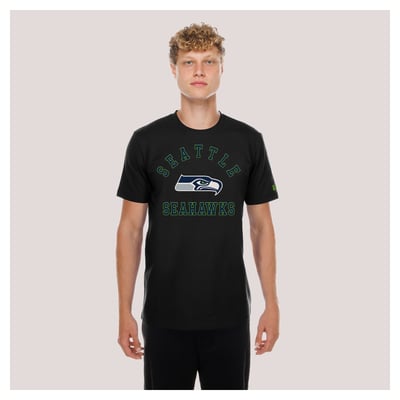 Seattle Seahawks New Era Functional Fandom T-Shirt - Black
