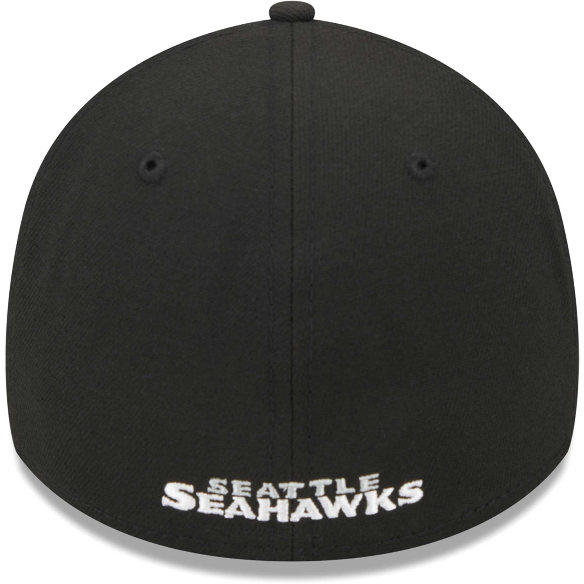 Casquette 39THIRTY Flex New Era Seattle Seahawks Main pour homme, noire